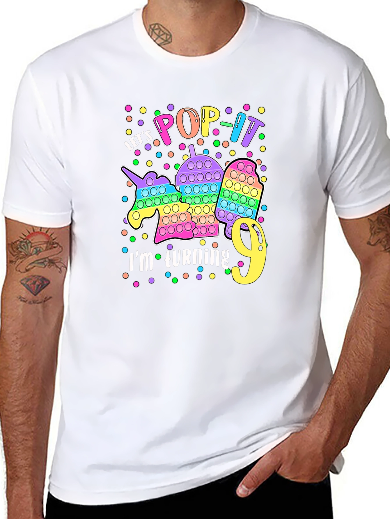 Lets Pop It Im Turning 9 T-Shirt
