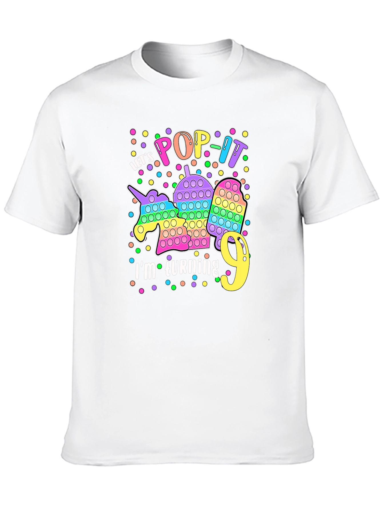 Lets Pop It Im Turning 9 T-Shirt