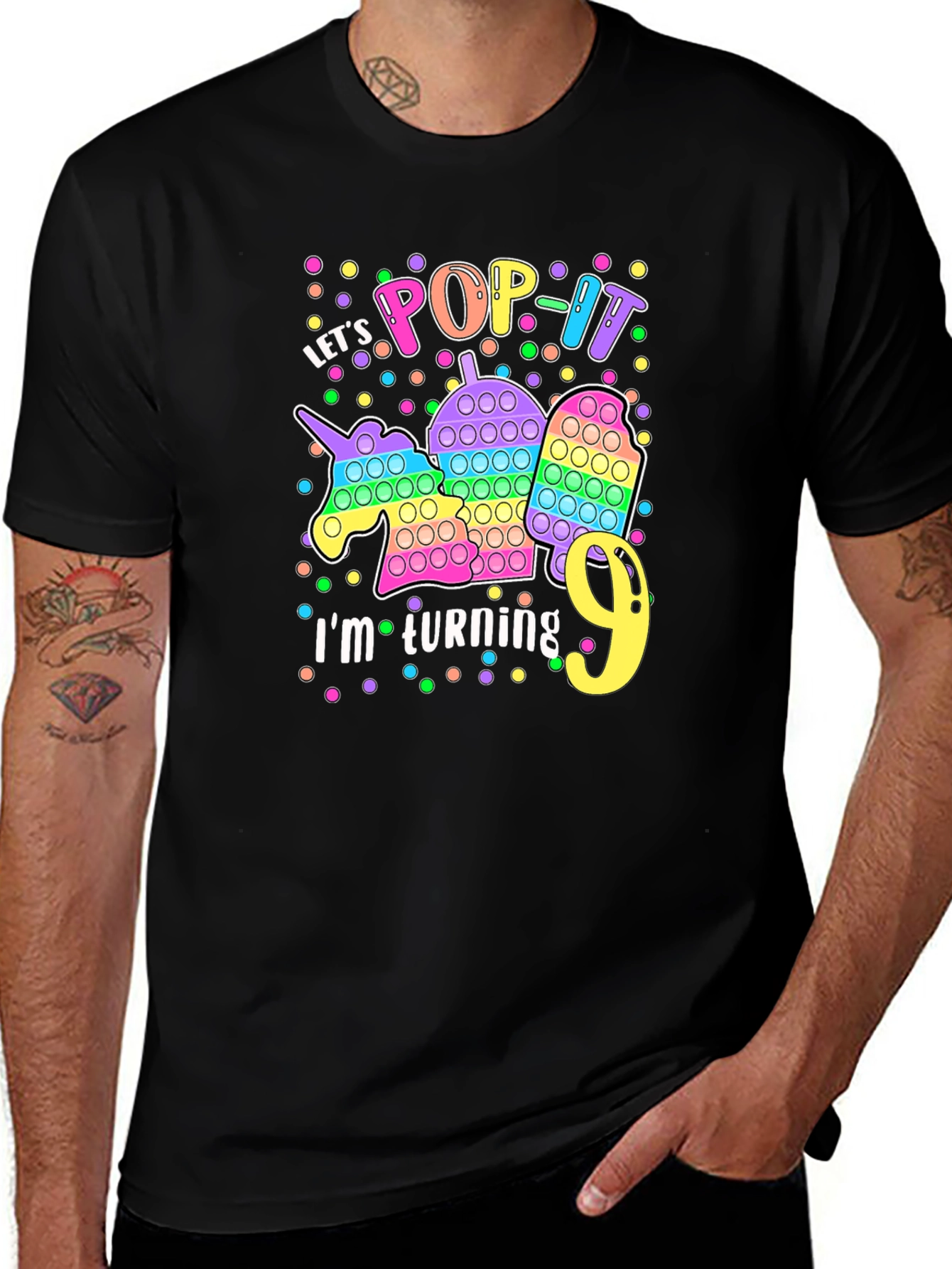 Lets Pop It Im Turning 9 T-Shirt
