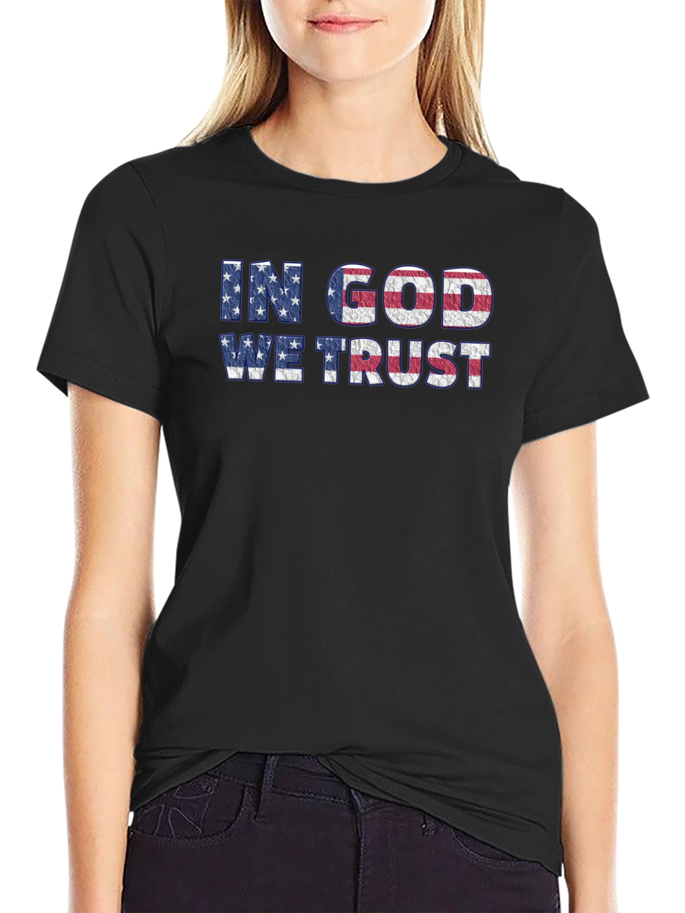 In God We Trust American Flag T-Shirt