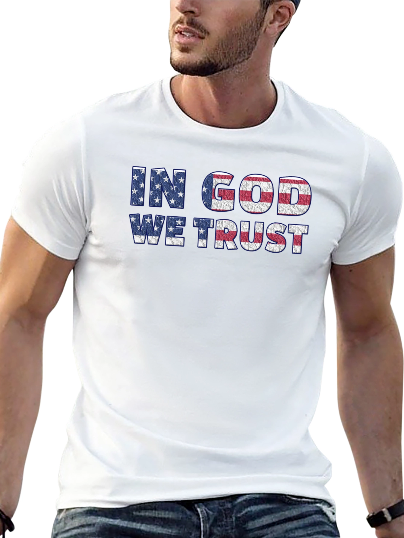 In God We Trust American Flag T-Shirt