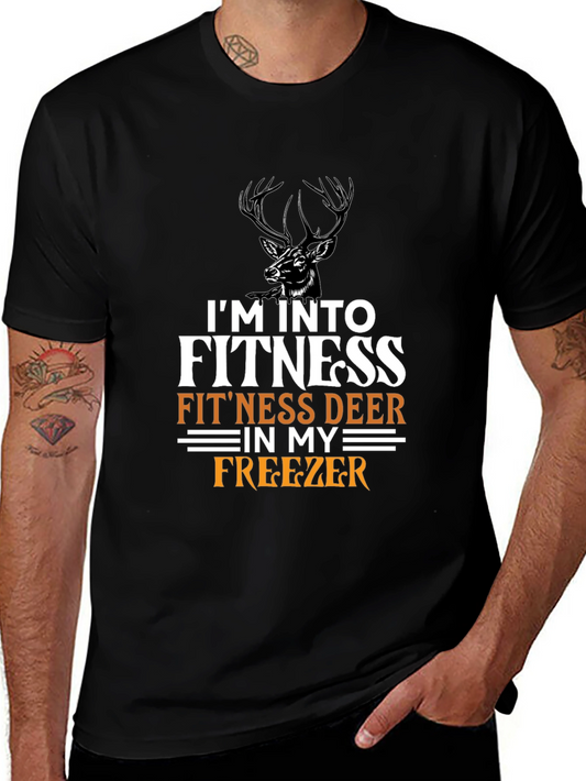 Fitness Deer T-Shirt - Hunting Humor Tee