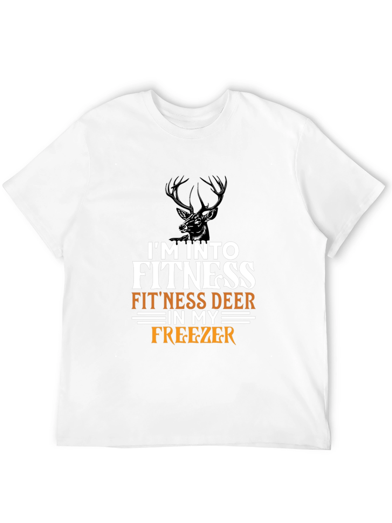 Fitness Deer T-Shirt - Hunting Humor Tee
