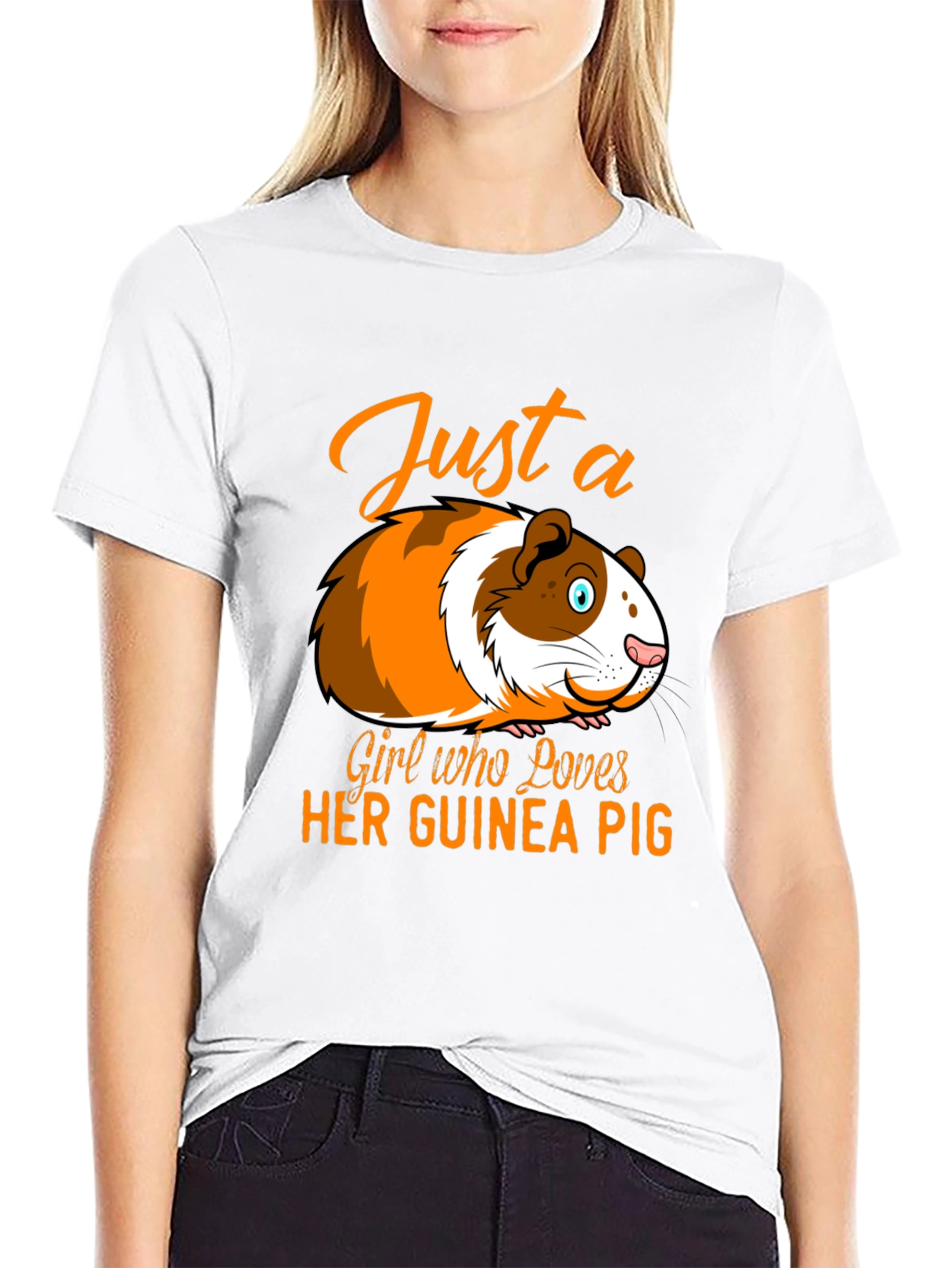 Just a Girl Who Loves Her Guinea Pig T-Shirt