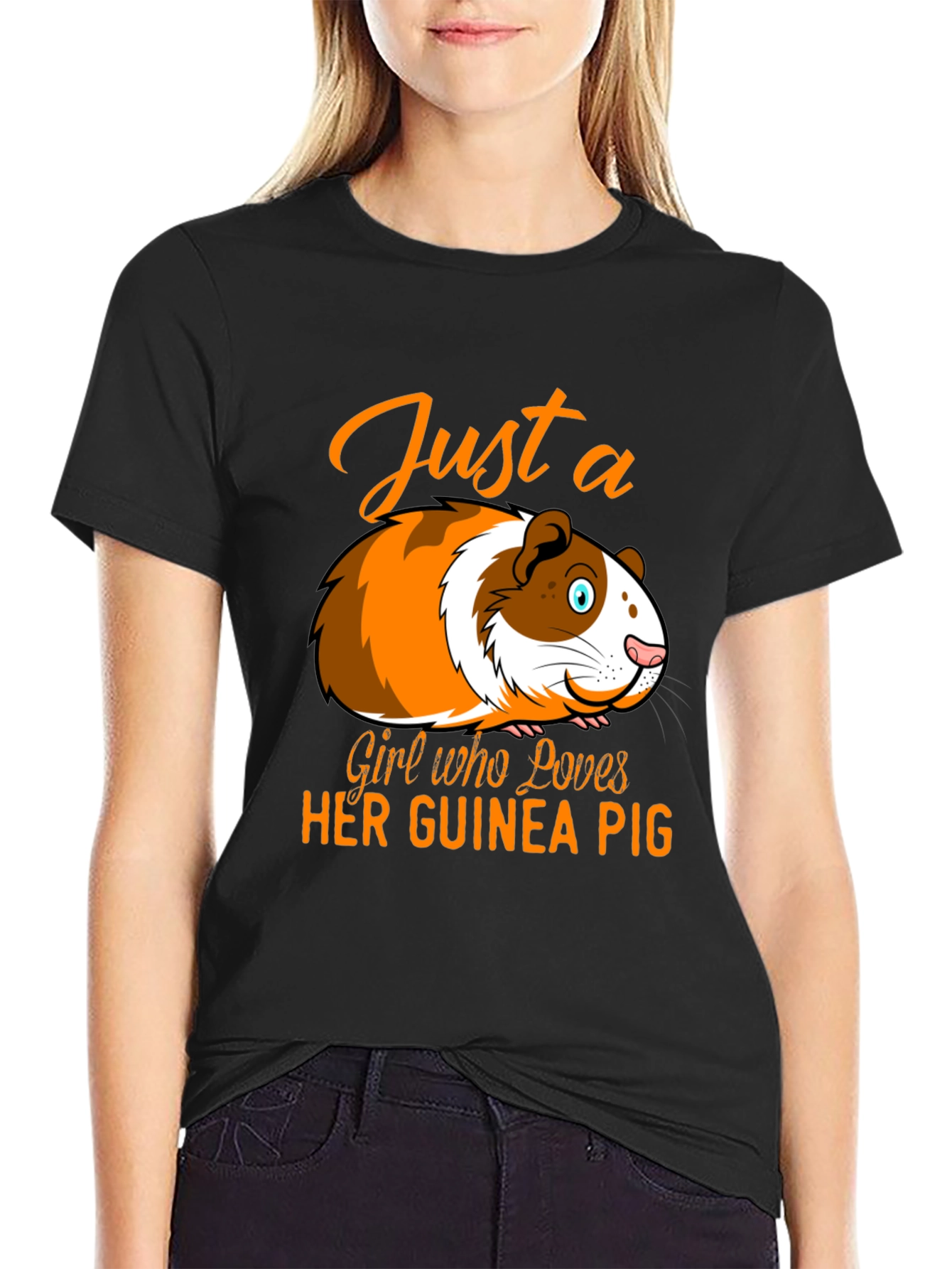 Just a Girl Who Loves Her Guinea Pig T-Shirt