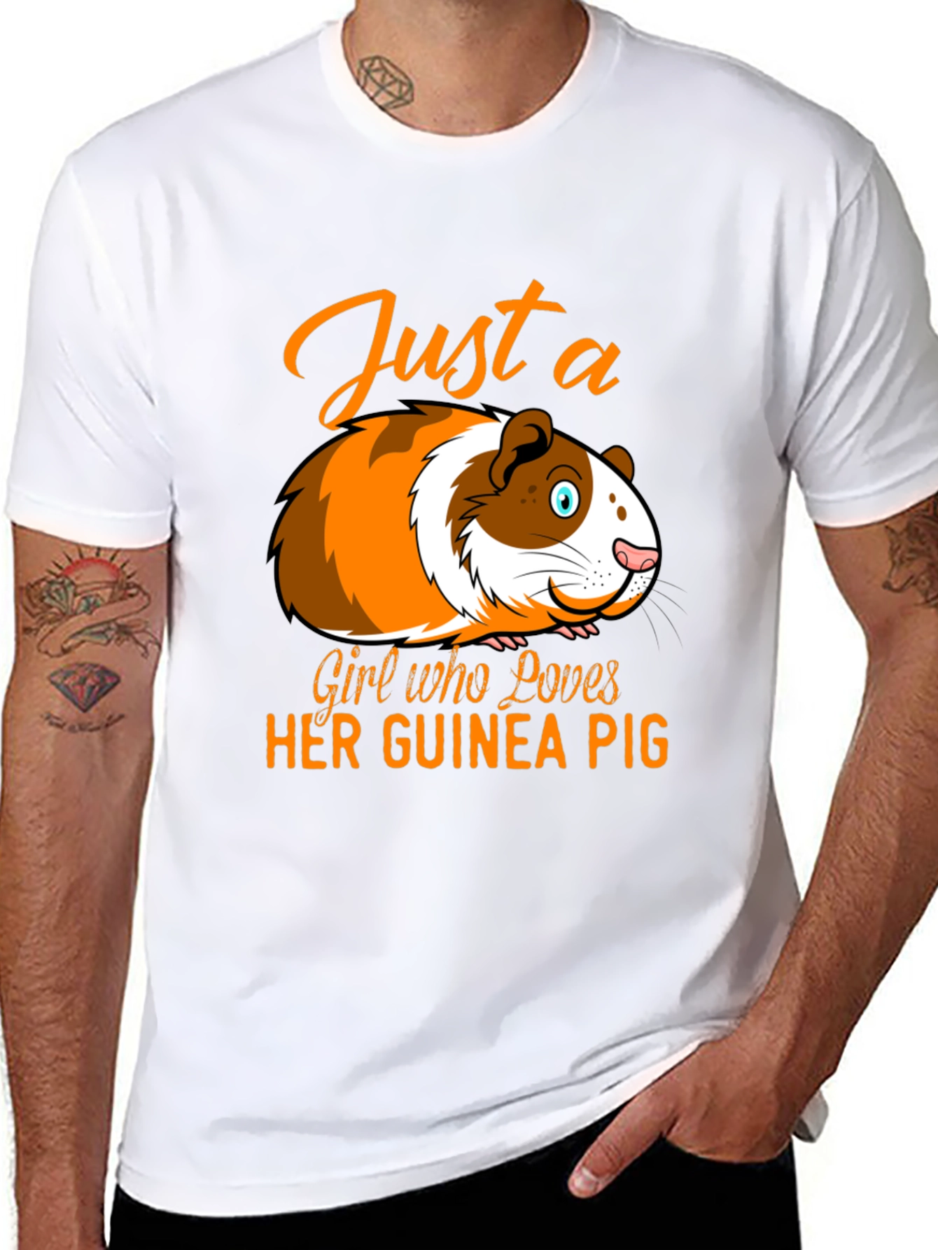 Just a Girl Who Loves Her Guinea Pig T-Shirt