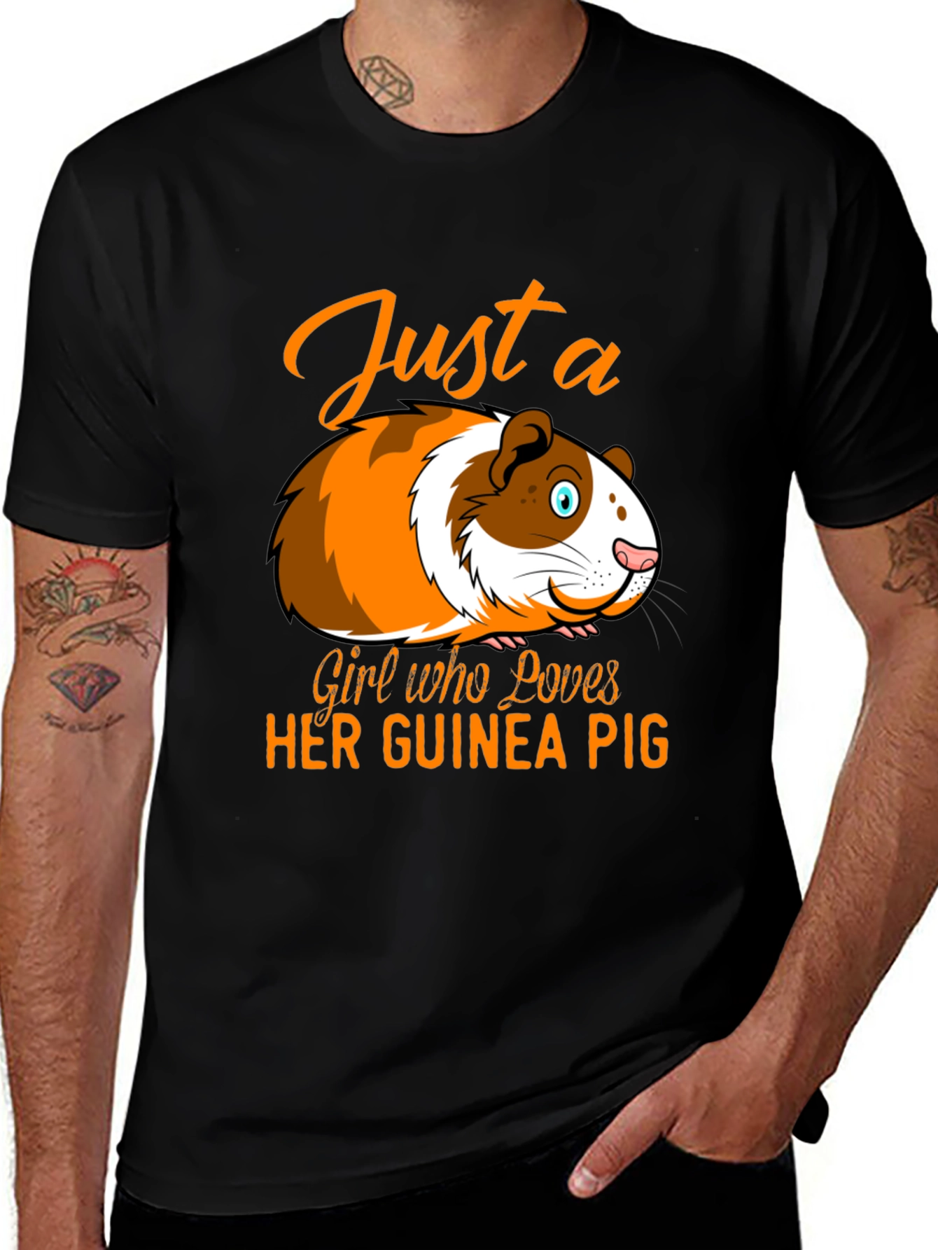 Just a Girl Who Loves Her Guinea Pig T-Shirt