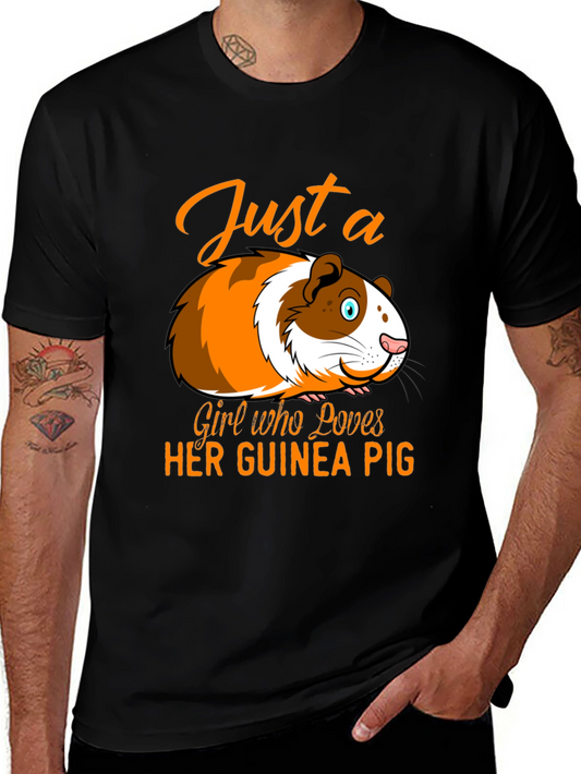 Just a Girl Who Loves Her Guinea Pig T-Shirt
