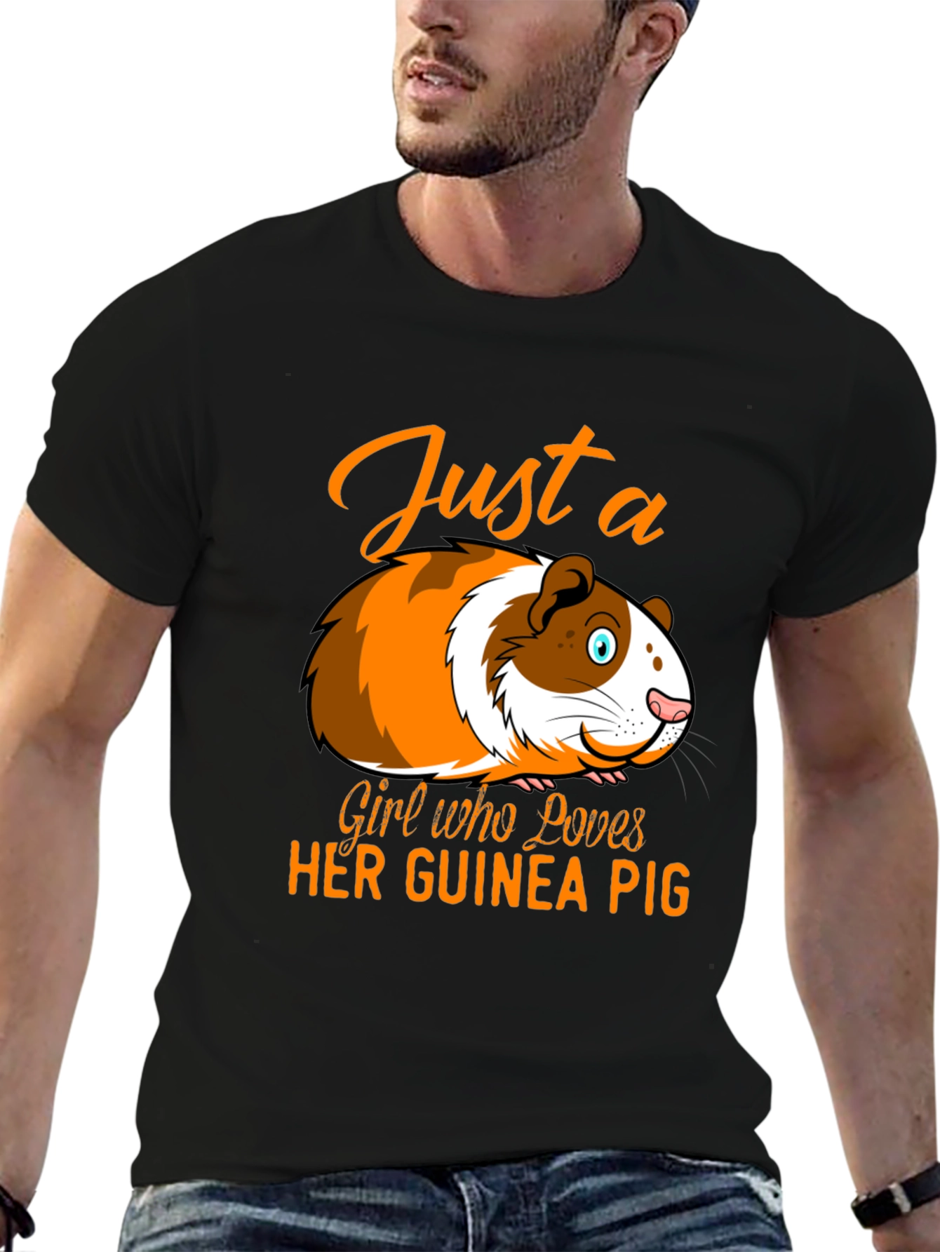 Just a Girl Who Loves Her Guinea Pig T-Shirt