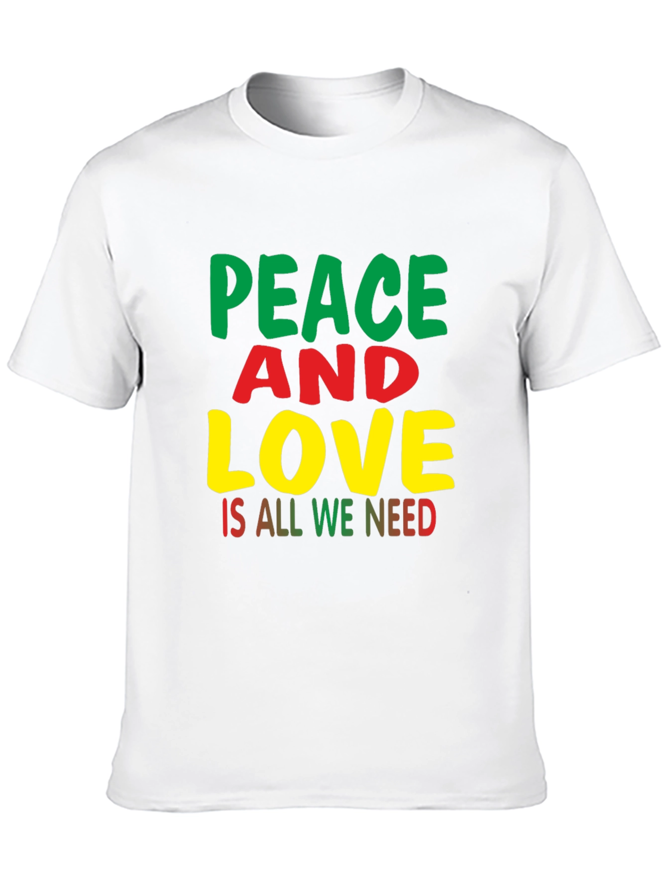 Peace and Love T-Shirt - Black Pride Apparel