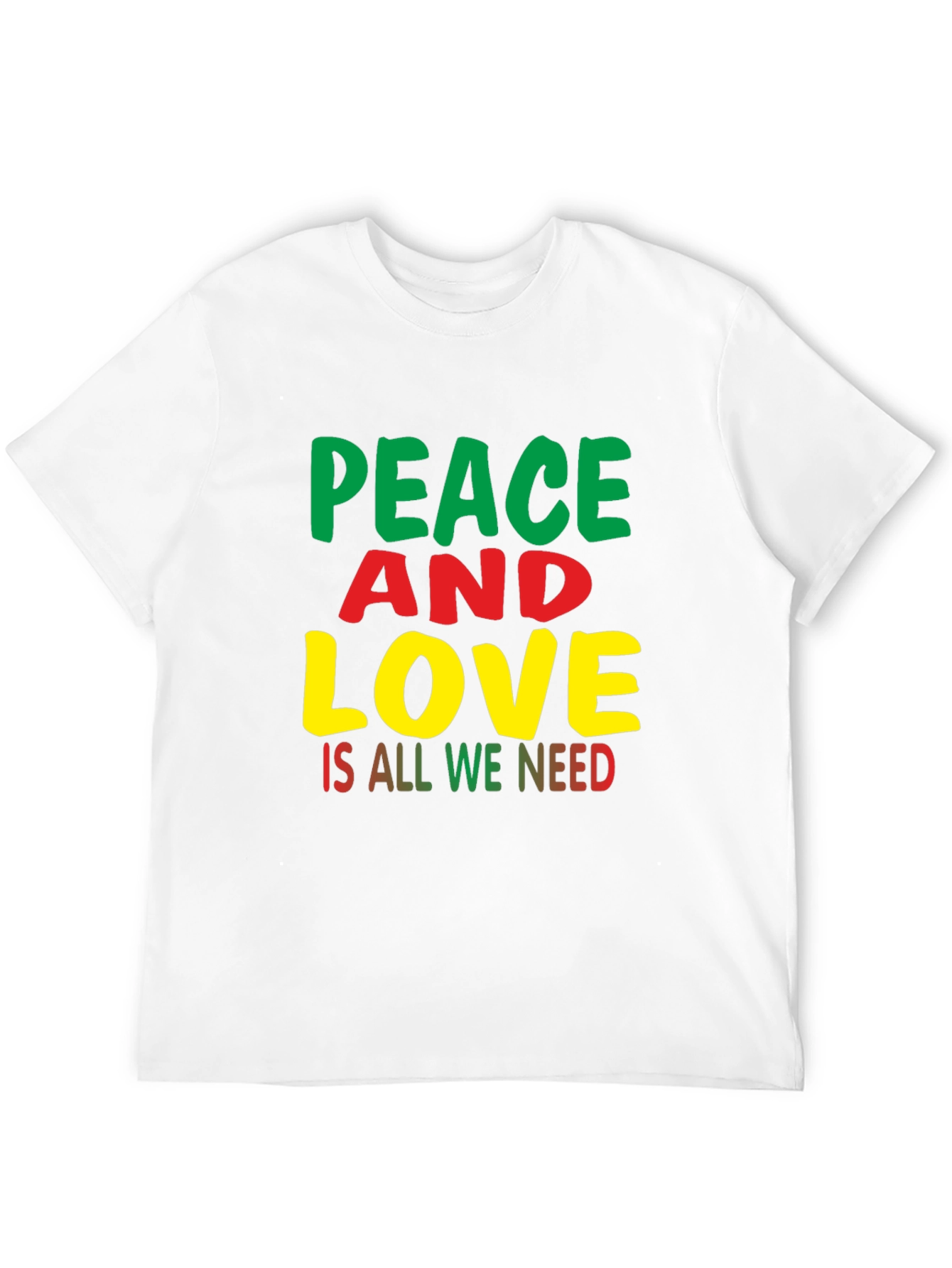 Peace and Love T-Shirt - Black Pride Apparel