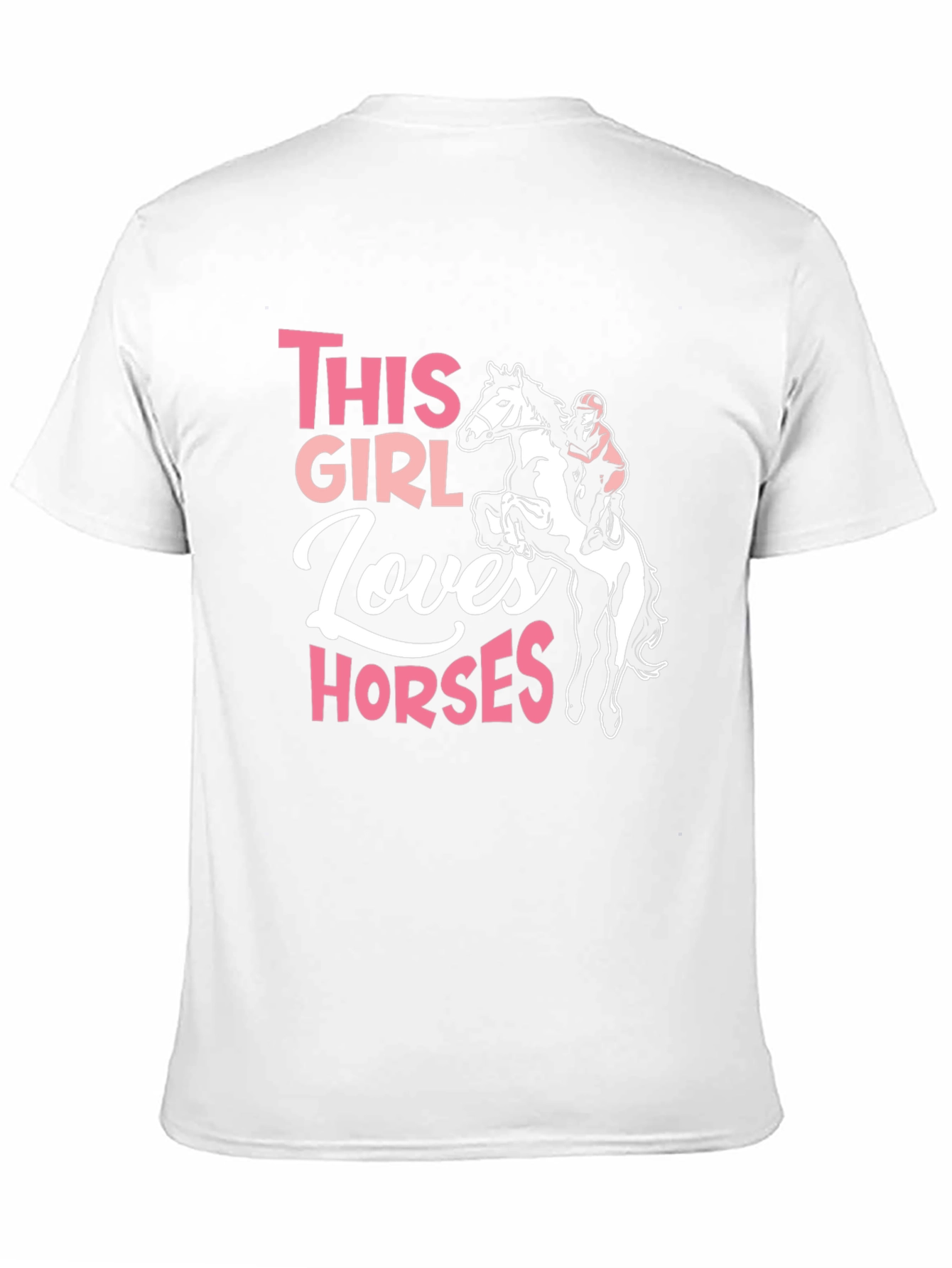 Girl Who Loves Horses T-Shirt