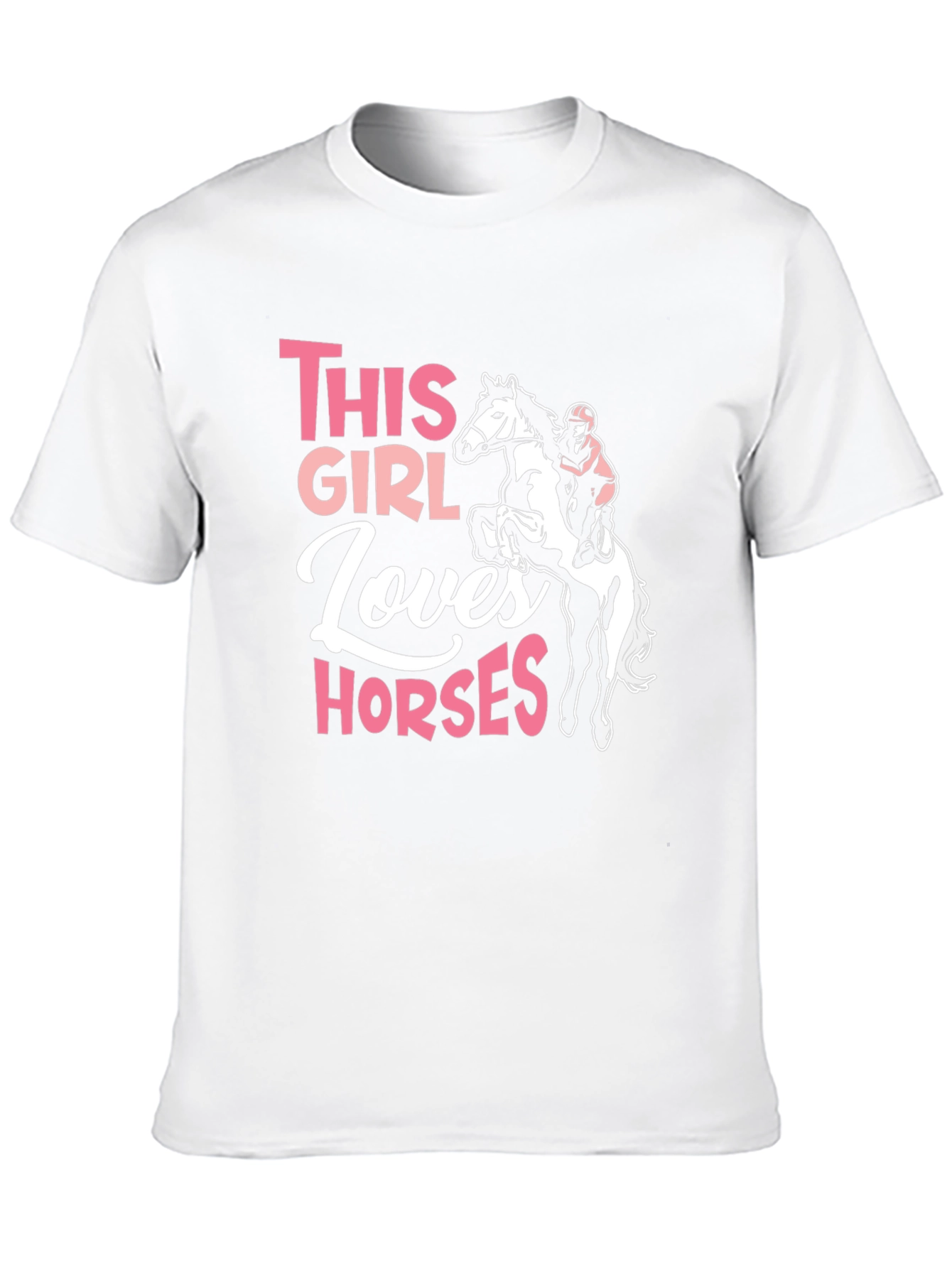 Girl Who Loves Horses T-Shirt