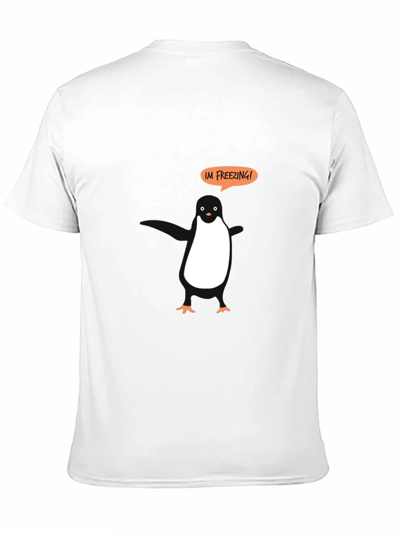 Penguin Im Freezing Graphic Tee - Black