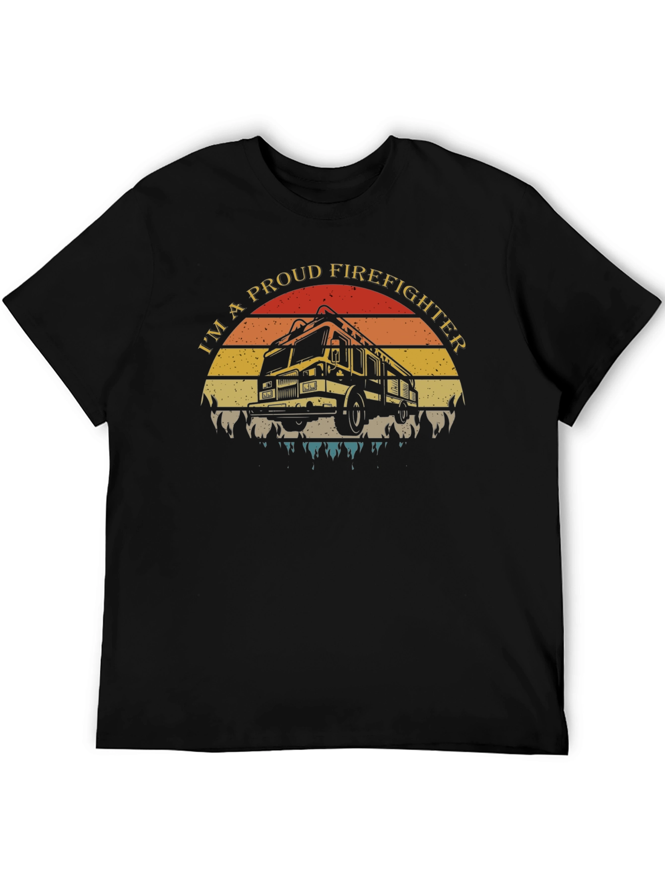 Proud Firefighter Graphic Tee