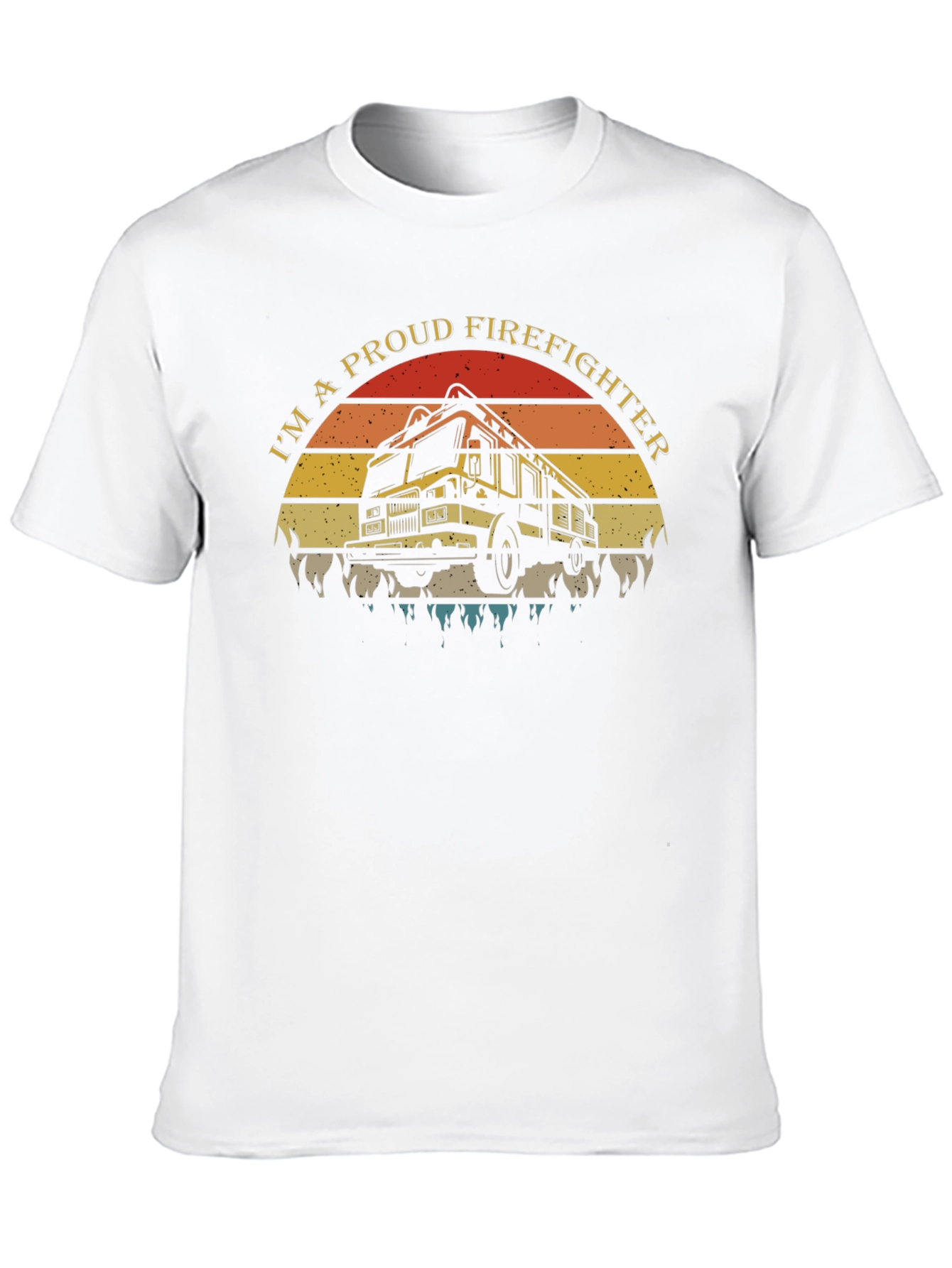 Proud Firefighter Graphic Tee
