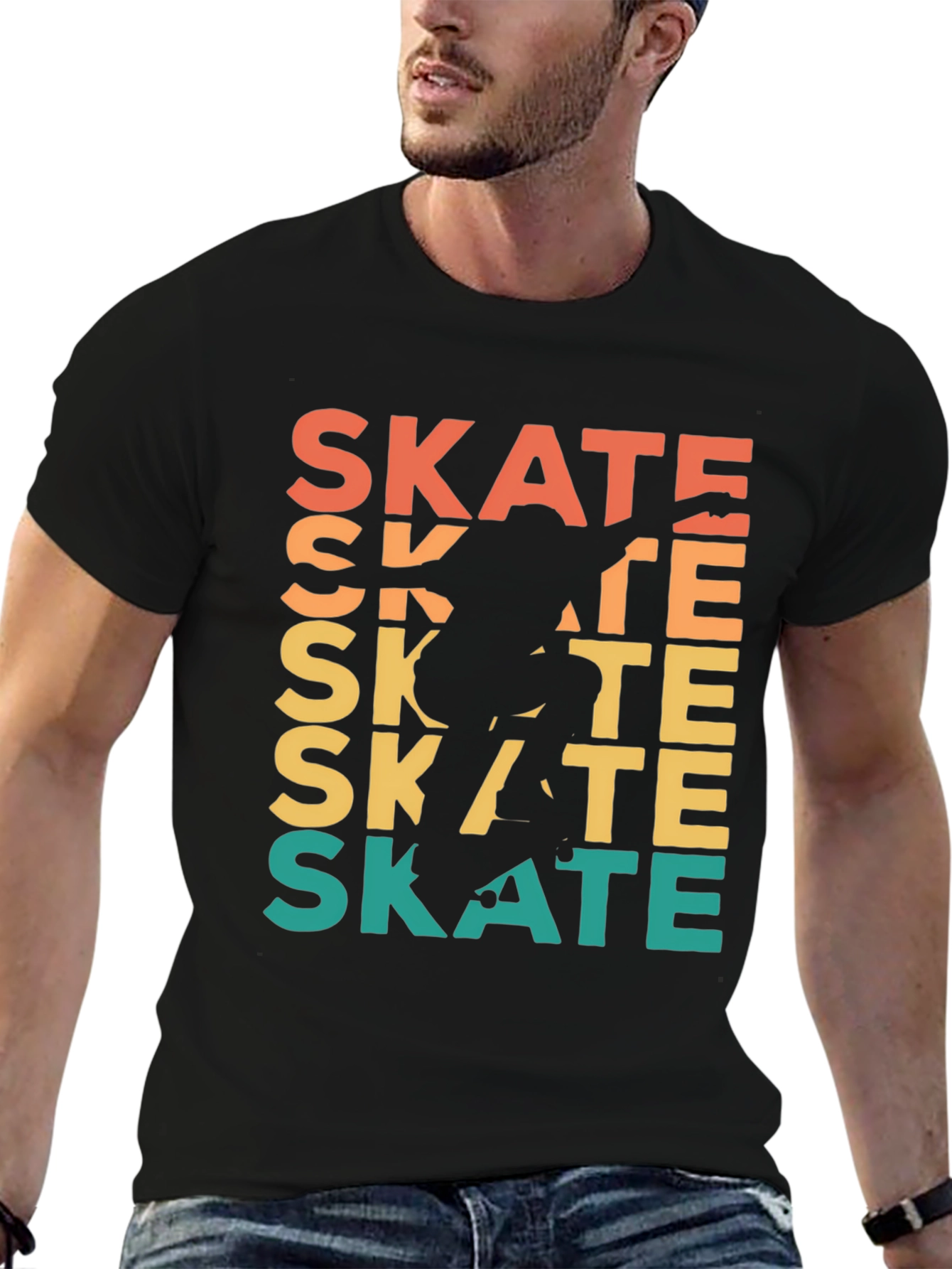 Retro Skate T-Shirt - Cool Skater Design