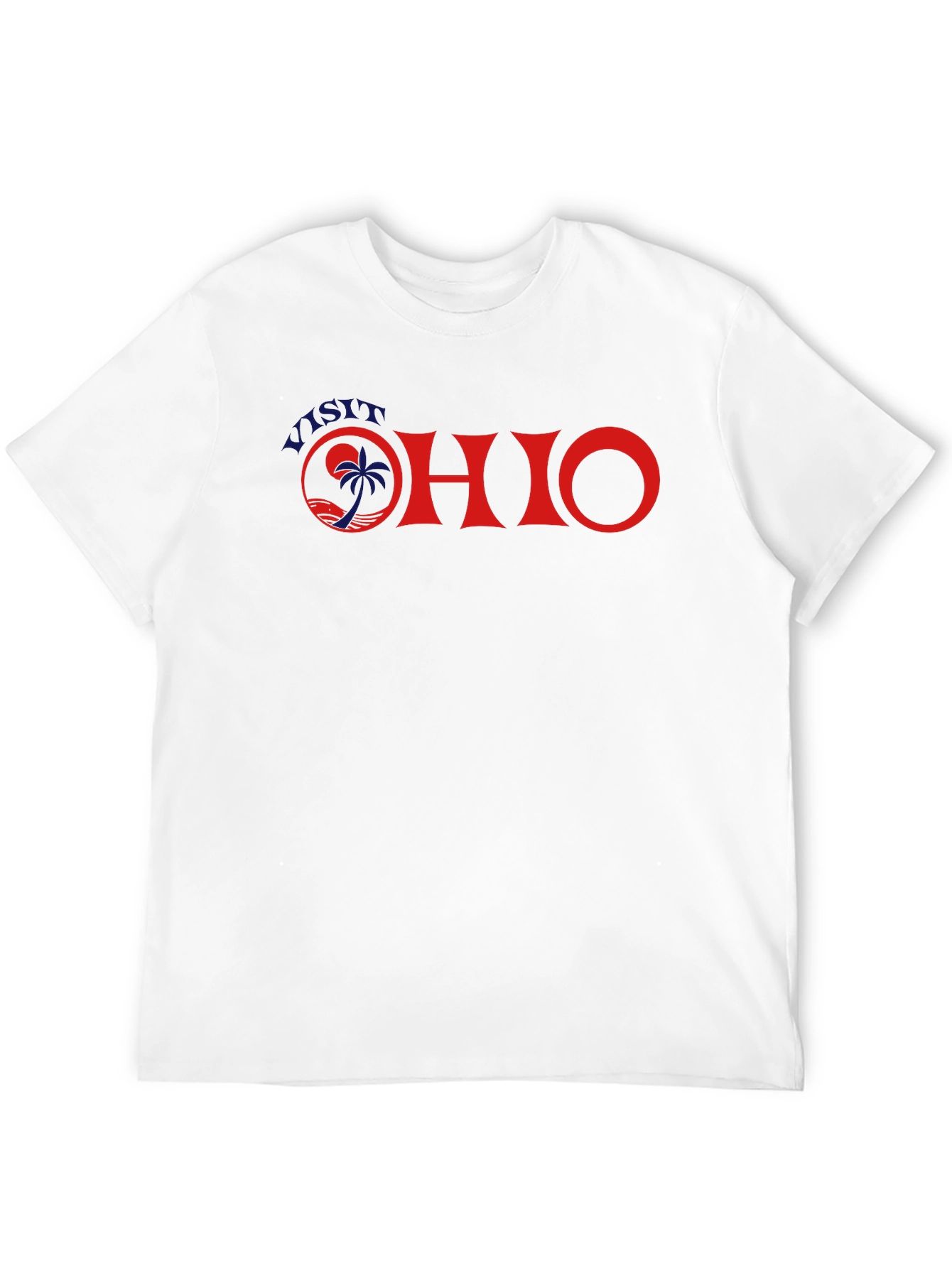 Visit Ohio Graphic Tee - Black Cotton T-Shirt