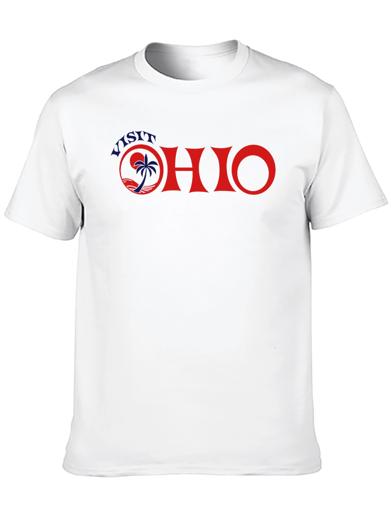 Visit Ohio Graphic Tee - Black Cotton T-Shirt