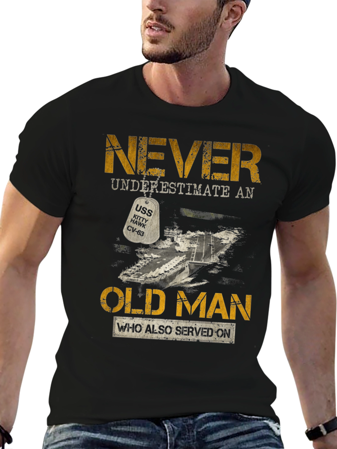 Never Underestimate an Old Man T-Shirt