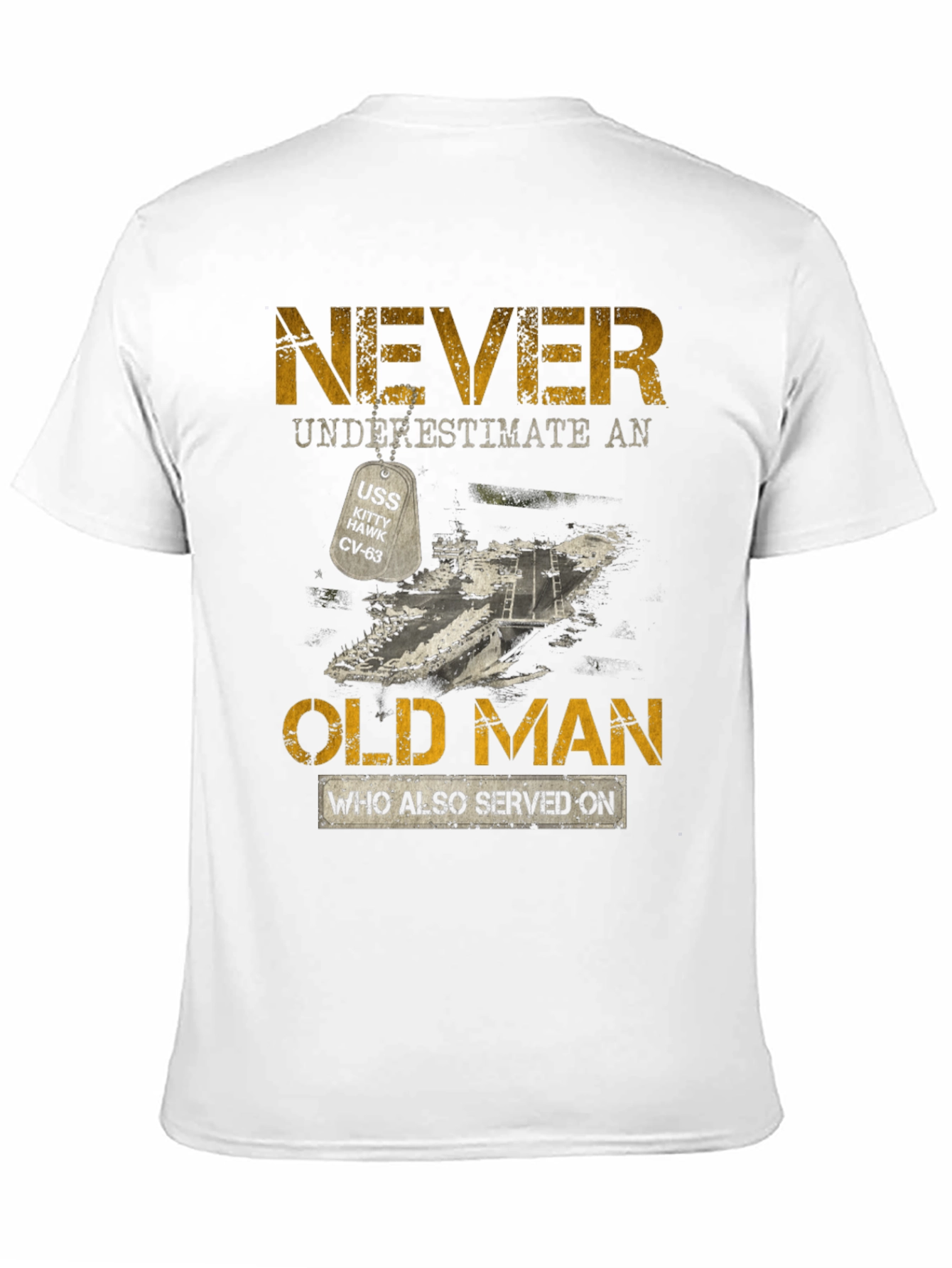 Never Underestimate an Old Man T-Shirt