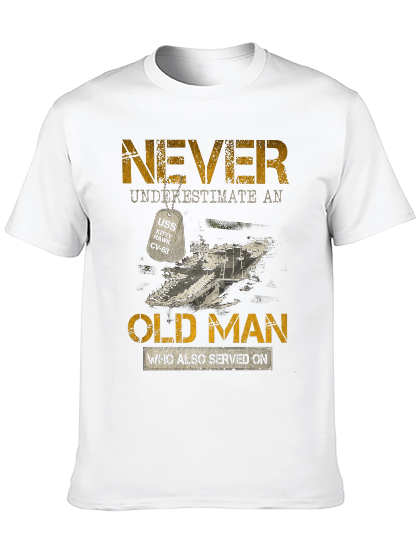 Never Underestimate an Old Man T-Shirt