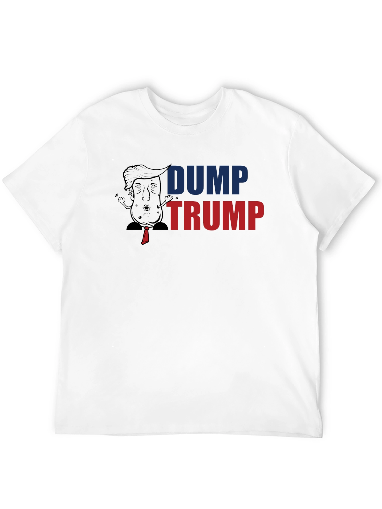 Dump Trump Graphic Print T-Shirt - Anti-Political Tee