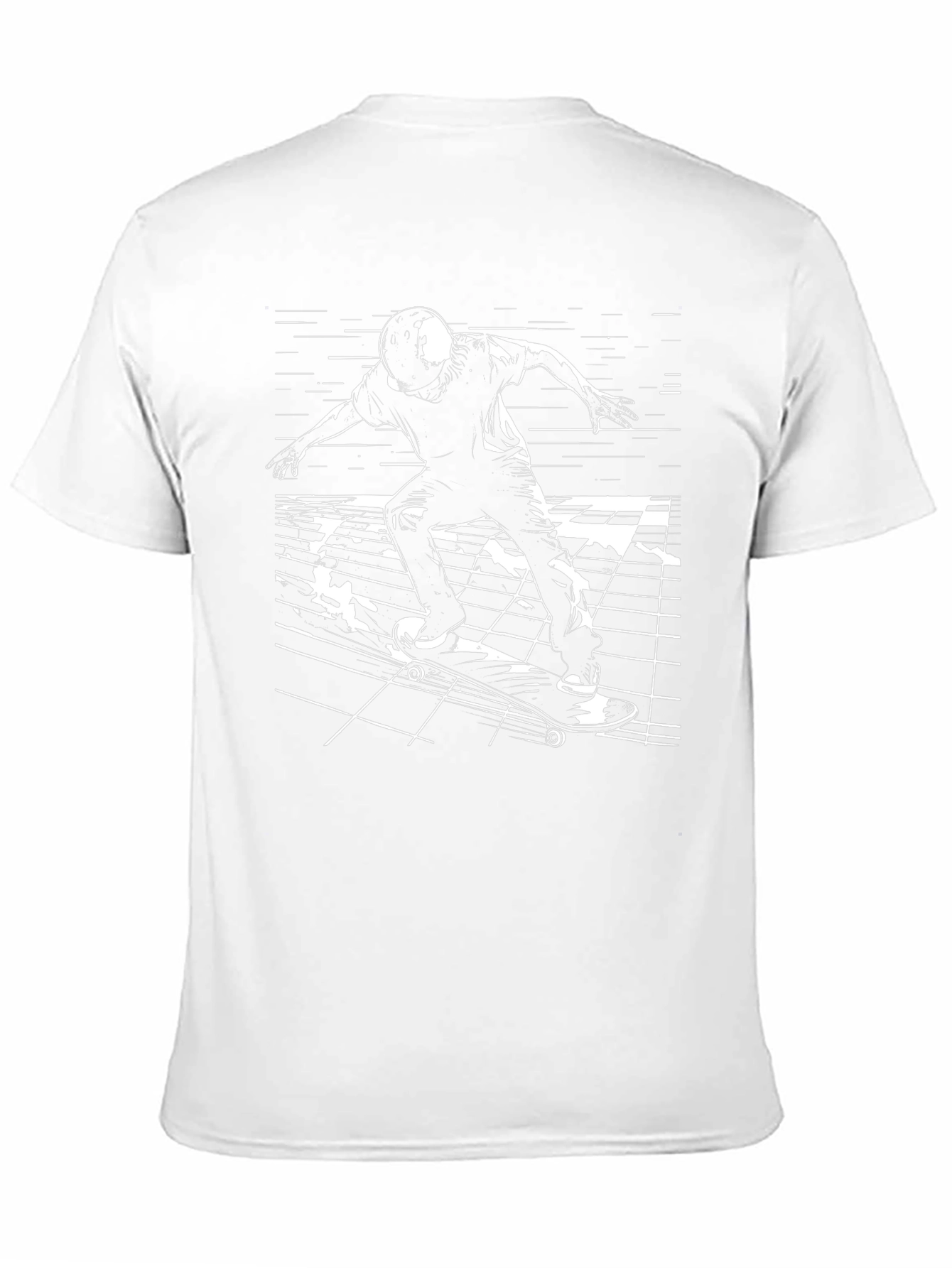 Skateboarding T-Shirt - Black Graphic Tee