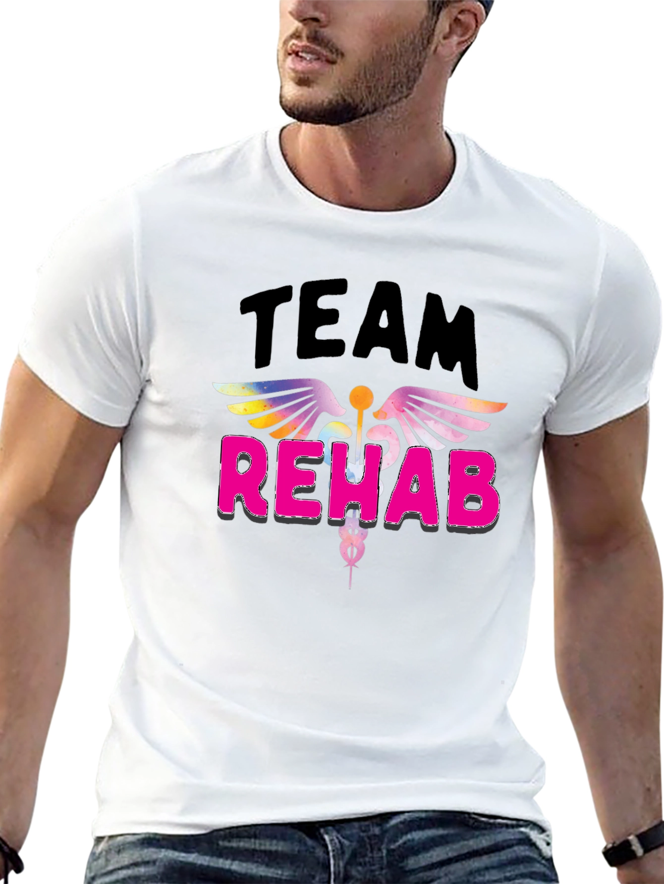 Team Rehab T-Shirt - Therapy & Recovery Tee