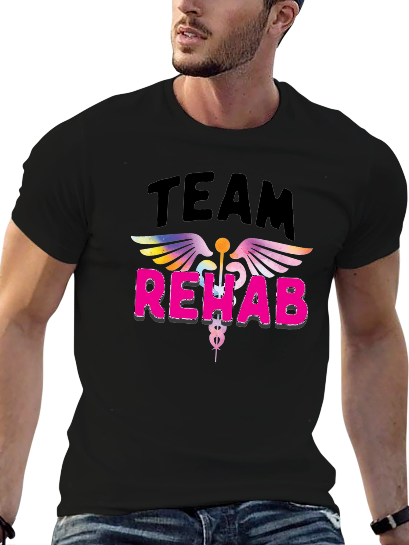 Team Rehab T-Shirt - Therapy & Recovery Tee