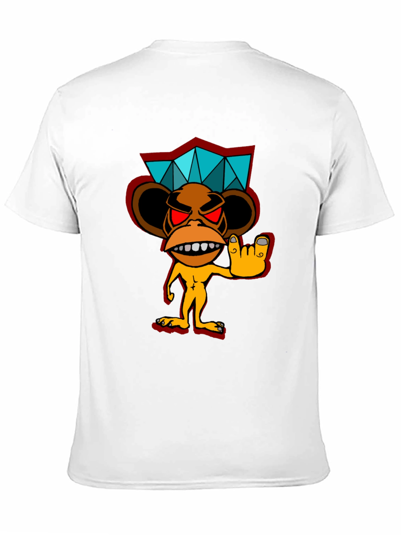 Cool Monkey Graphic Black T-Shirt