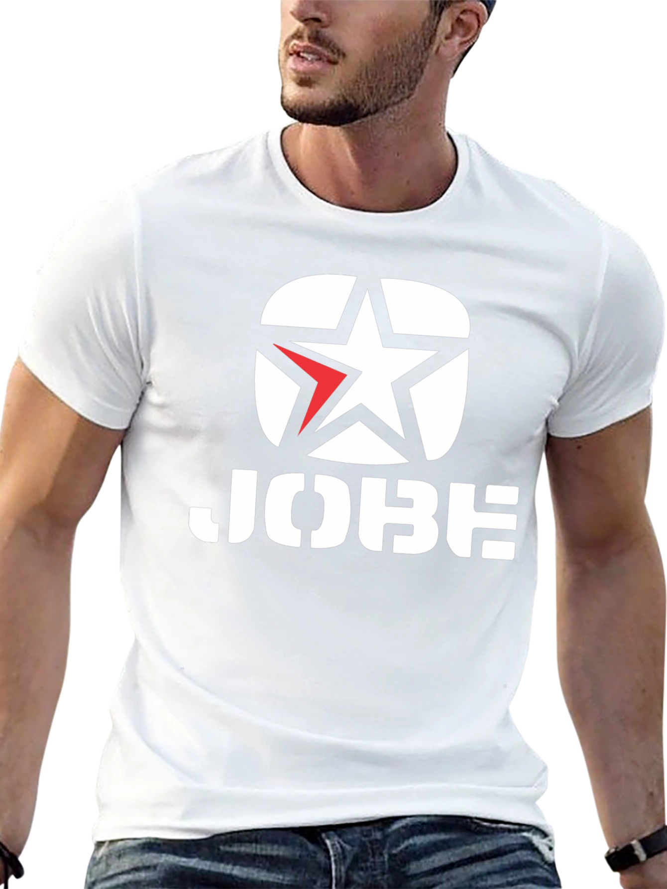 JOBE Black T-Shirt with Star Logo