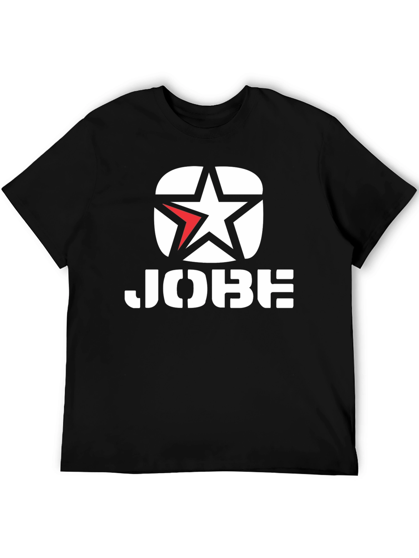 JOBE Black T-Shirt with Star Logo