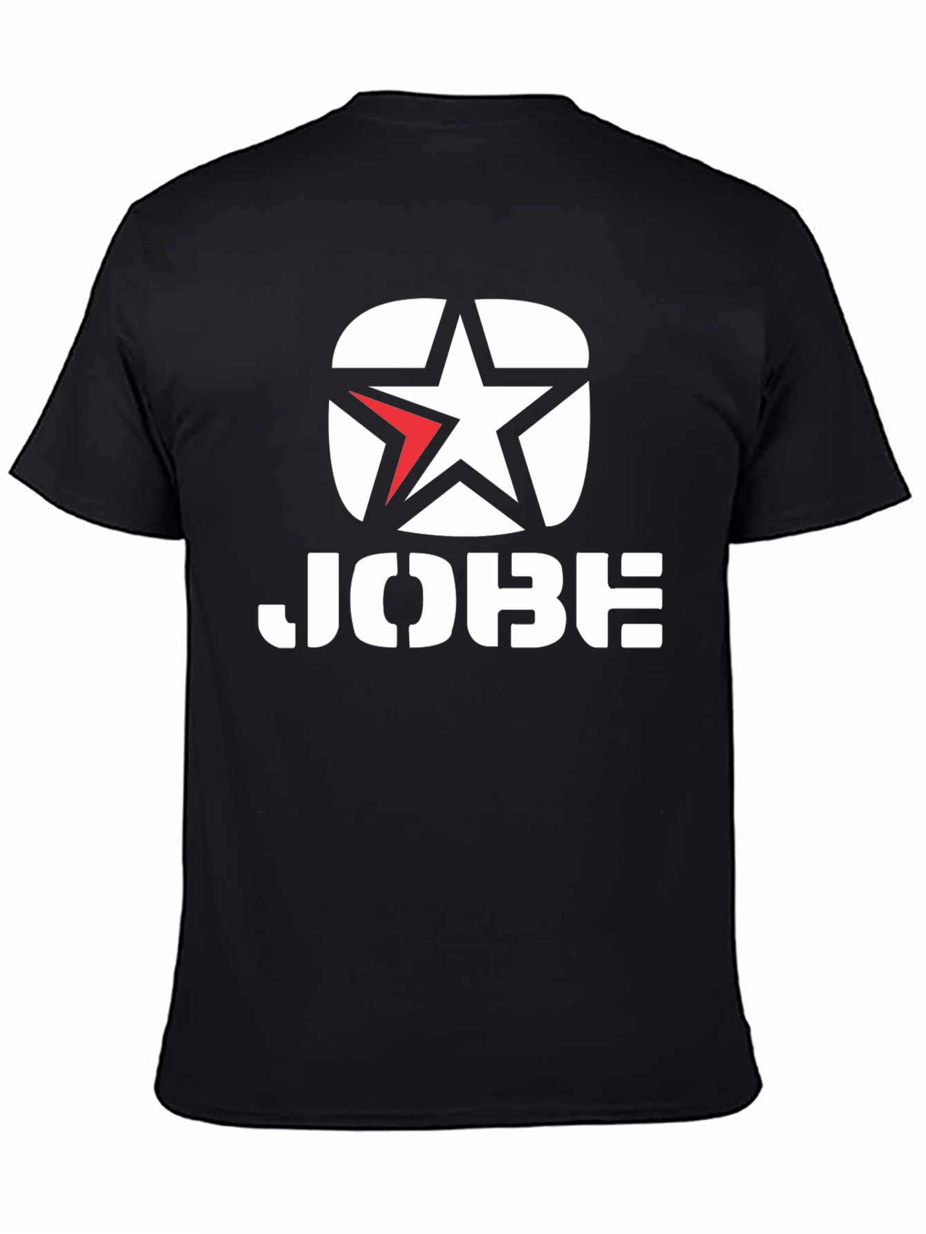 JOBE Black T-Shirt with Star Logo