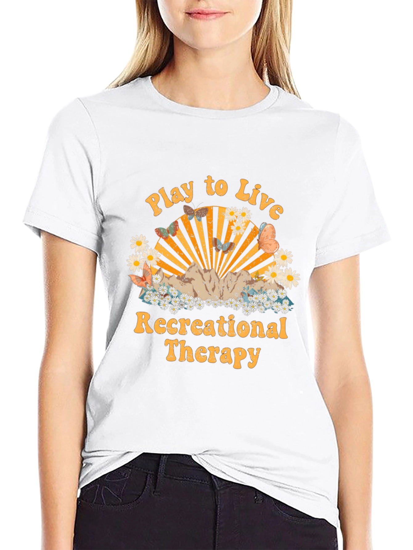 Play to Live Recreational Therapy Graphic Tee