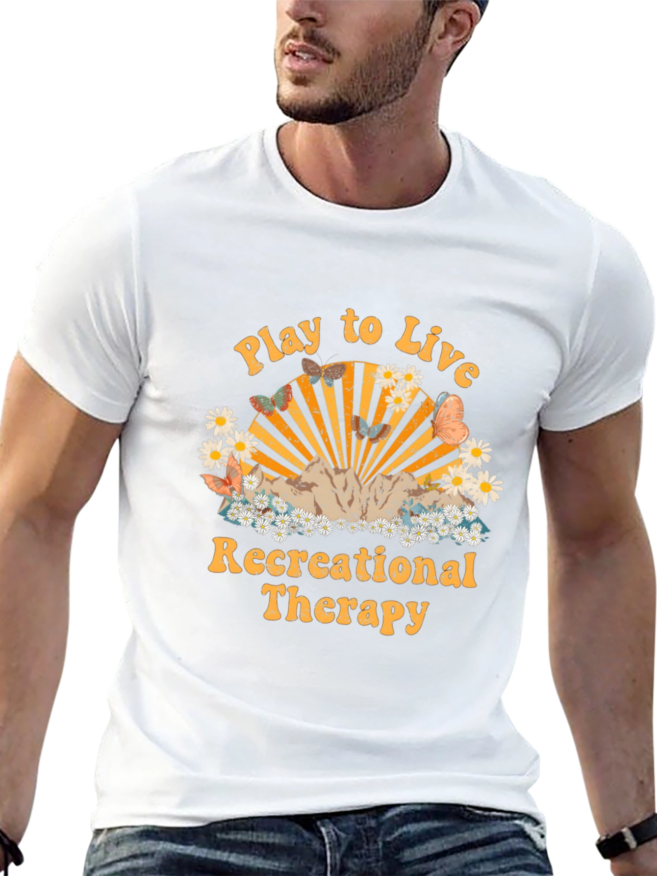 Play to Live Recreational Therapy Graphic Tee