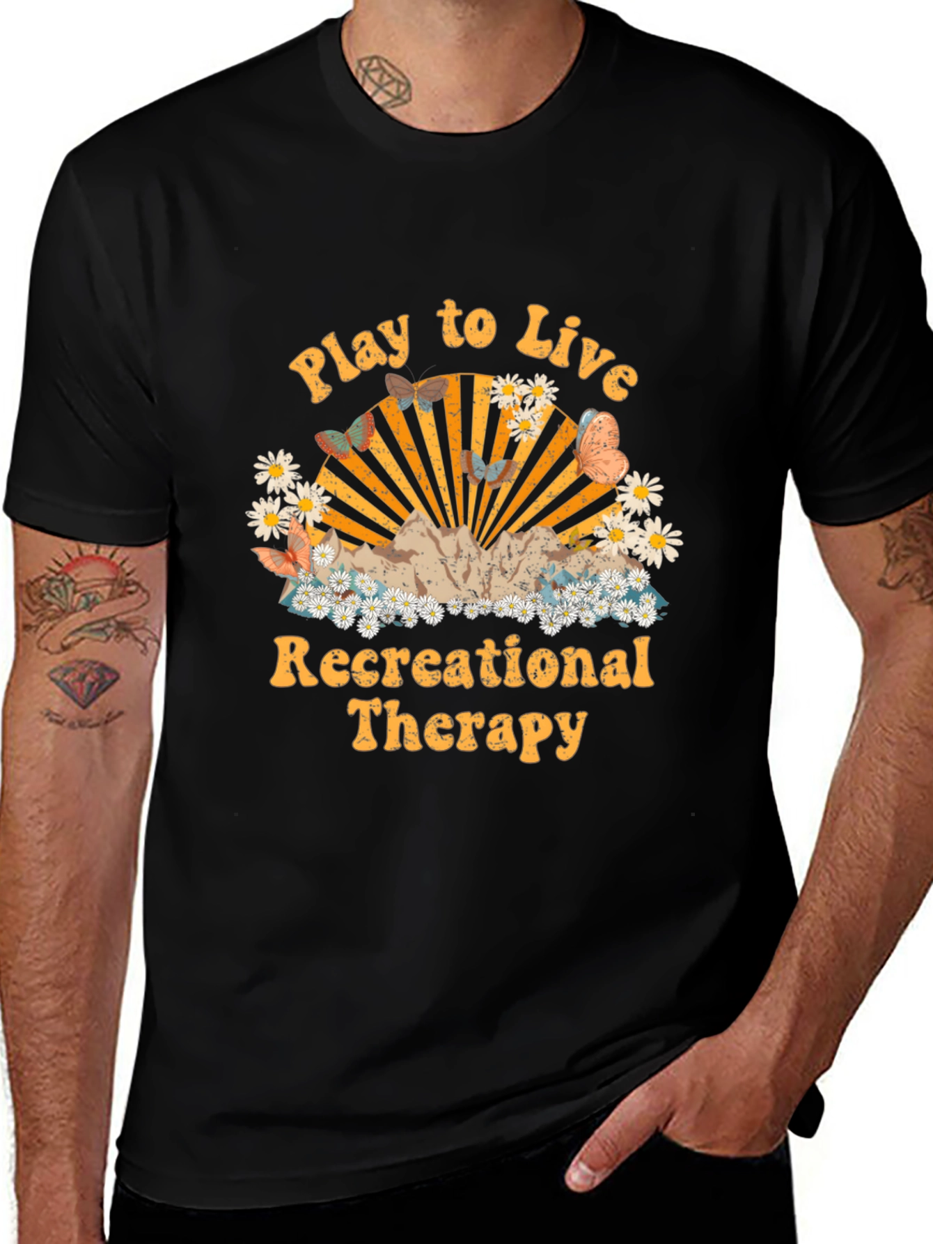 Play to Live Recreational Therapy Graphic Tee