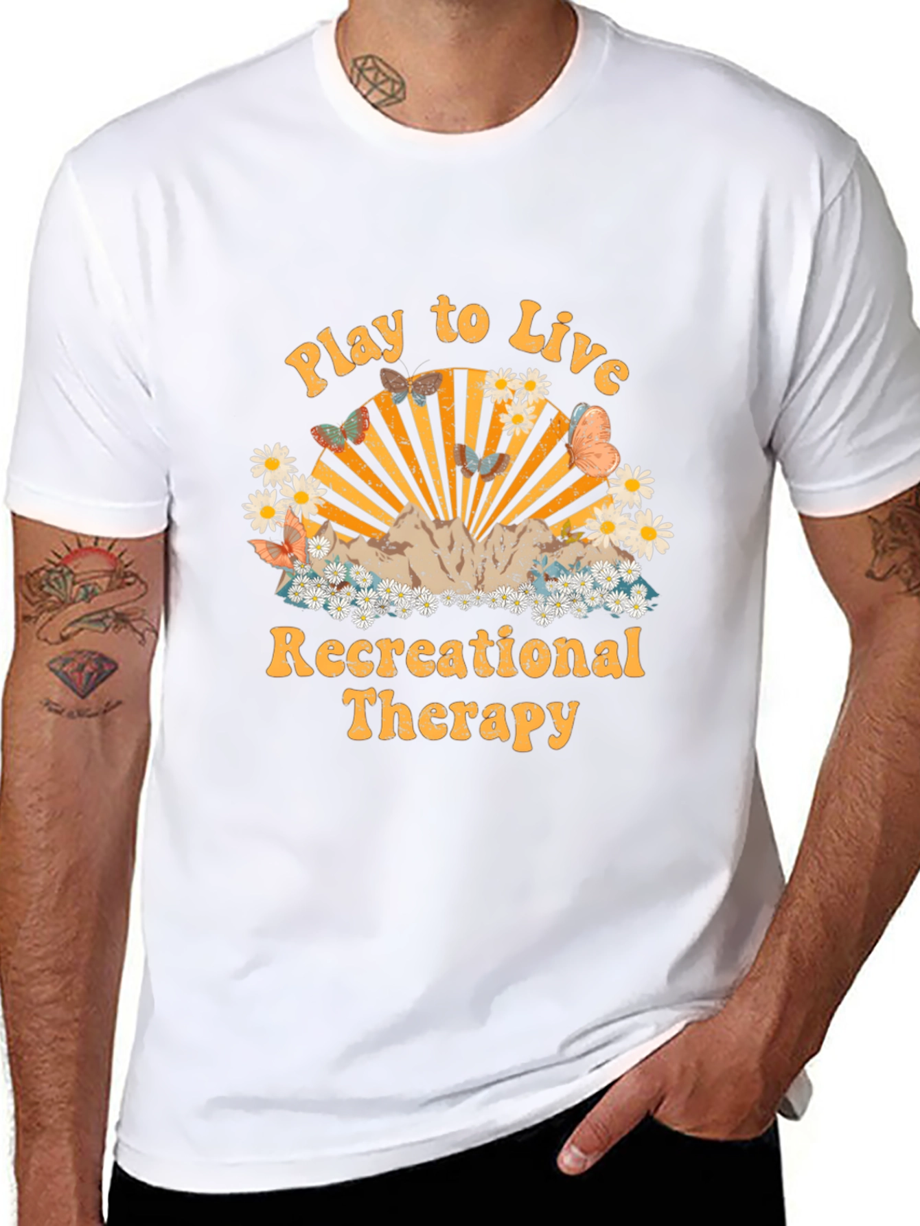 Play to Live Recreational Therapy Graphic Tee