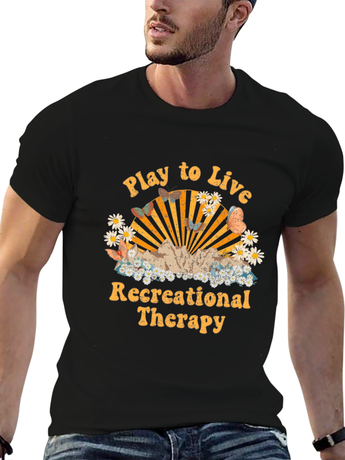 Play to Live Recreational Therapy Graphic Tee