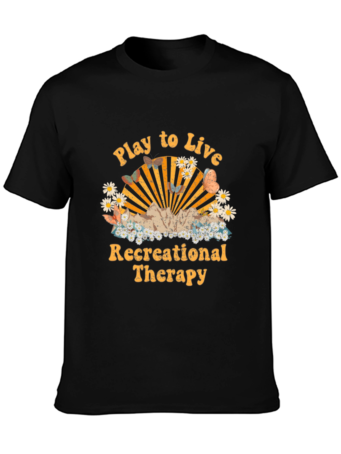 Play to Live Recreational Therapy Graphic Tee