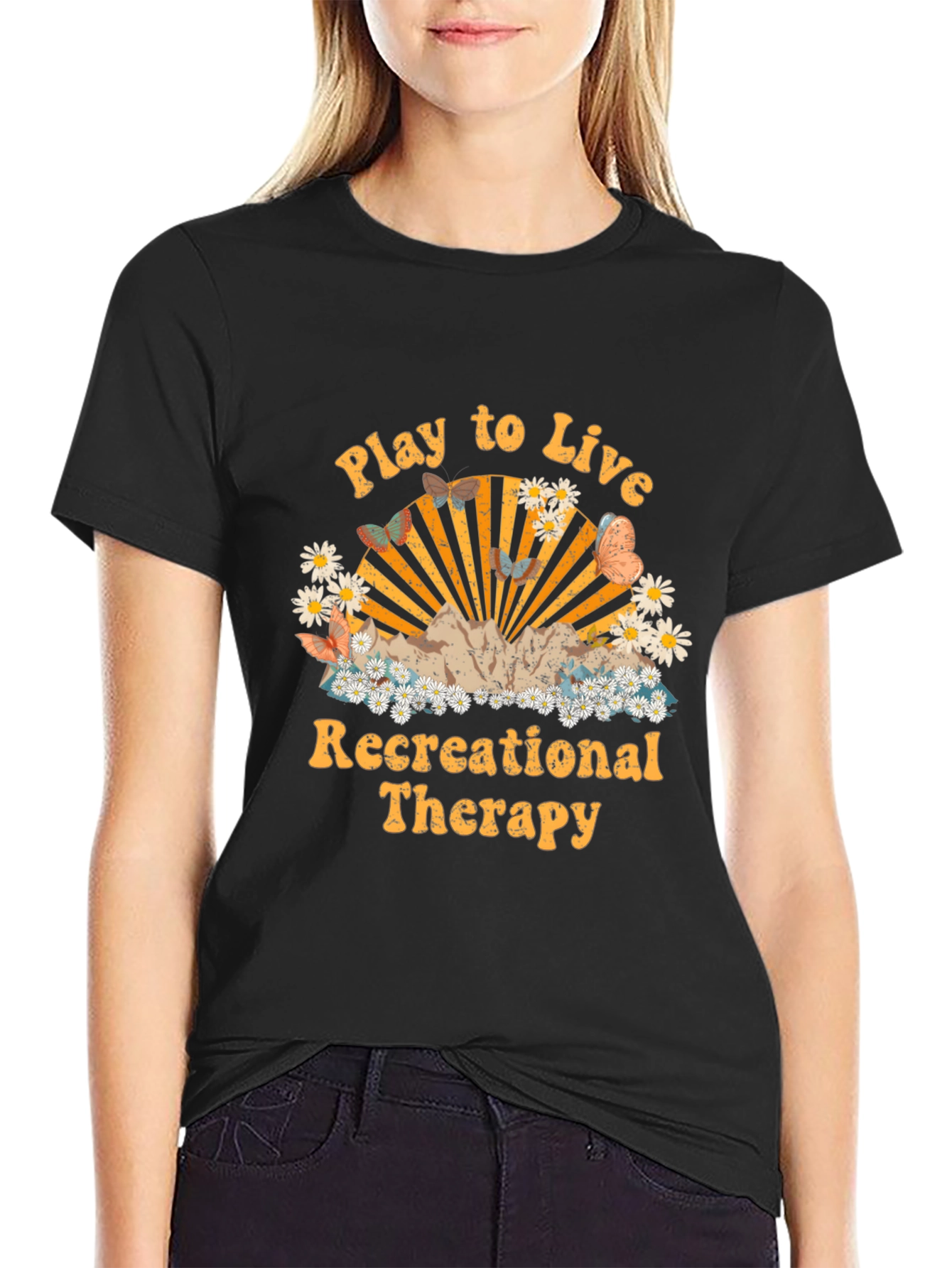 Play to Live Recreational Therapy Graphic Tee