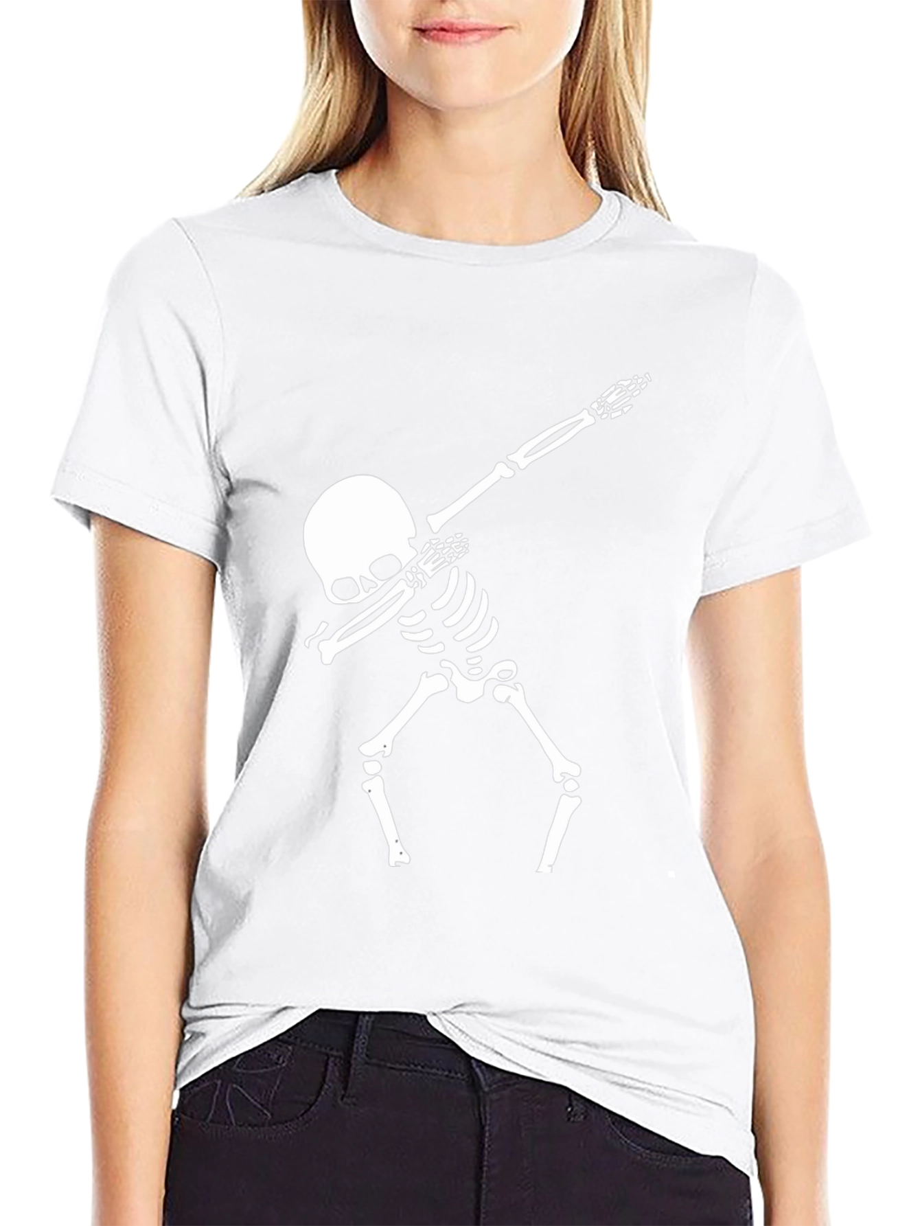 Skeleton Dabbing Black T-Shirt