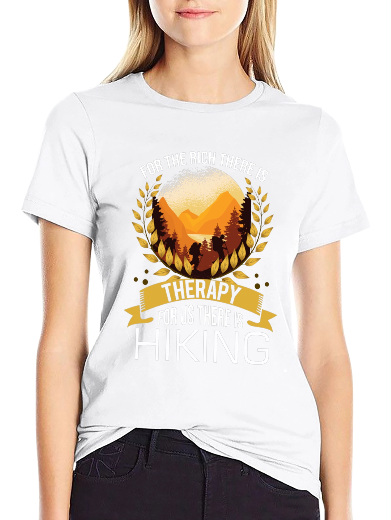 Hiking Therapy T-Shirt - Outdoor Adventure Tee