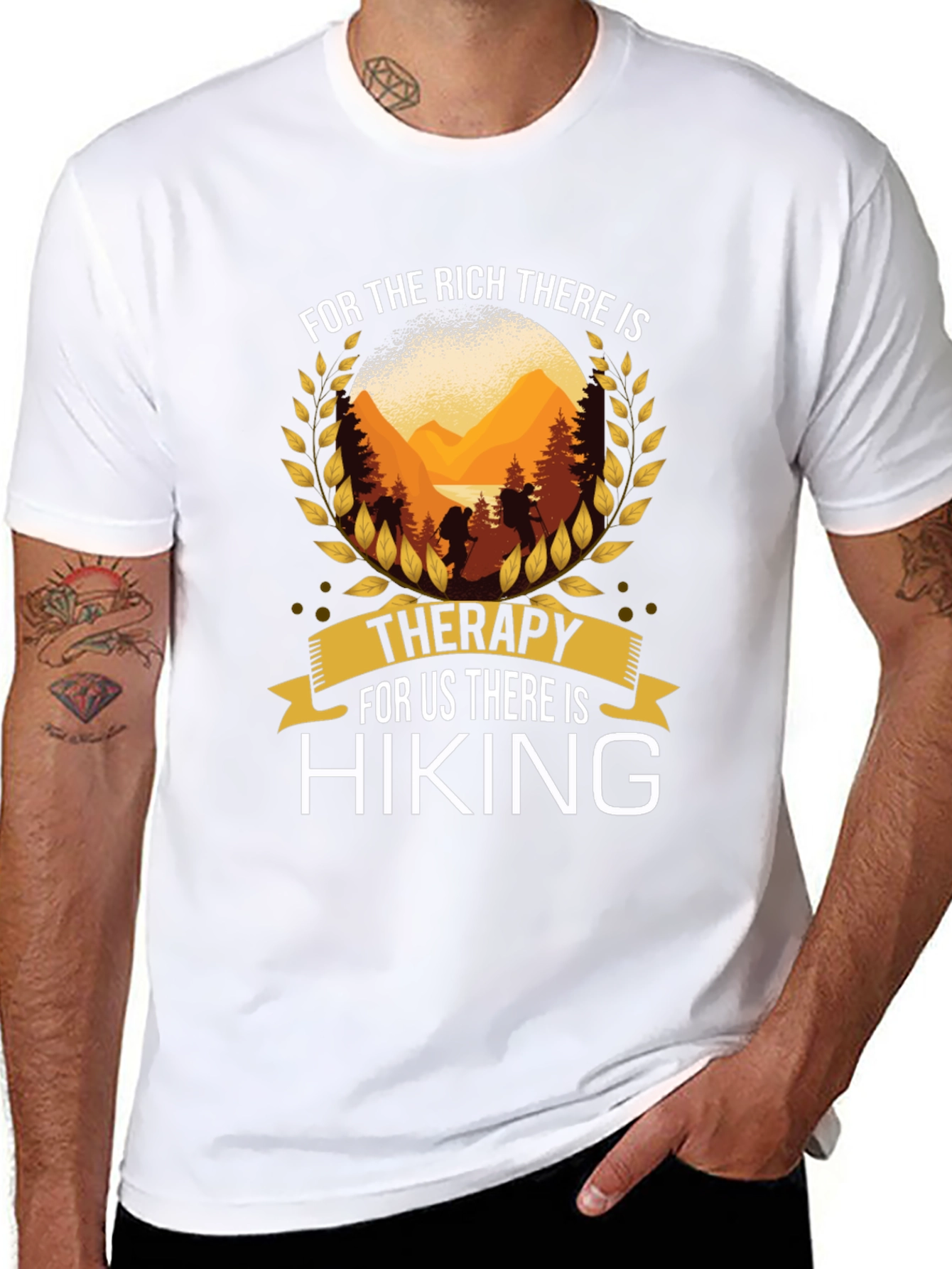 Hiking Therapy T-Shirt - Outdoor Adventure Tee