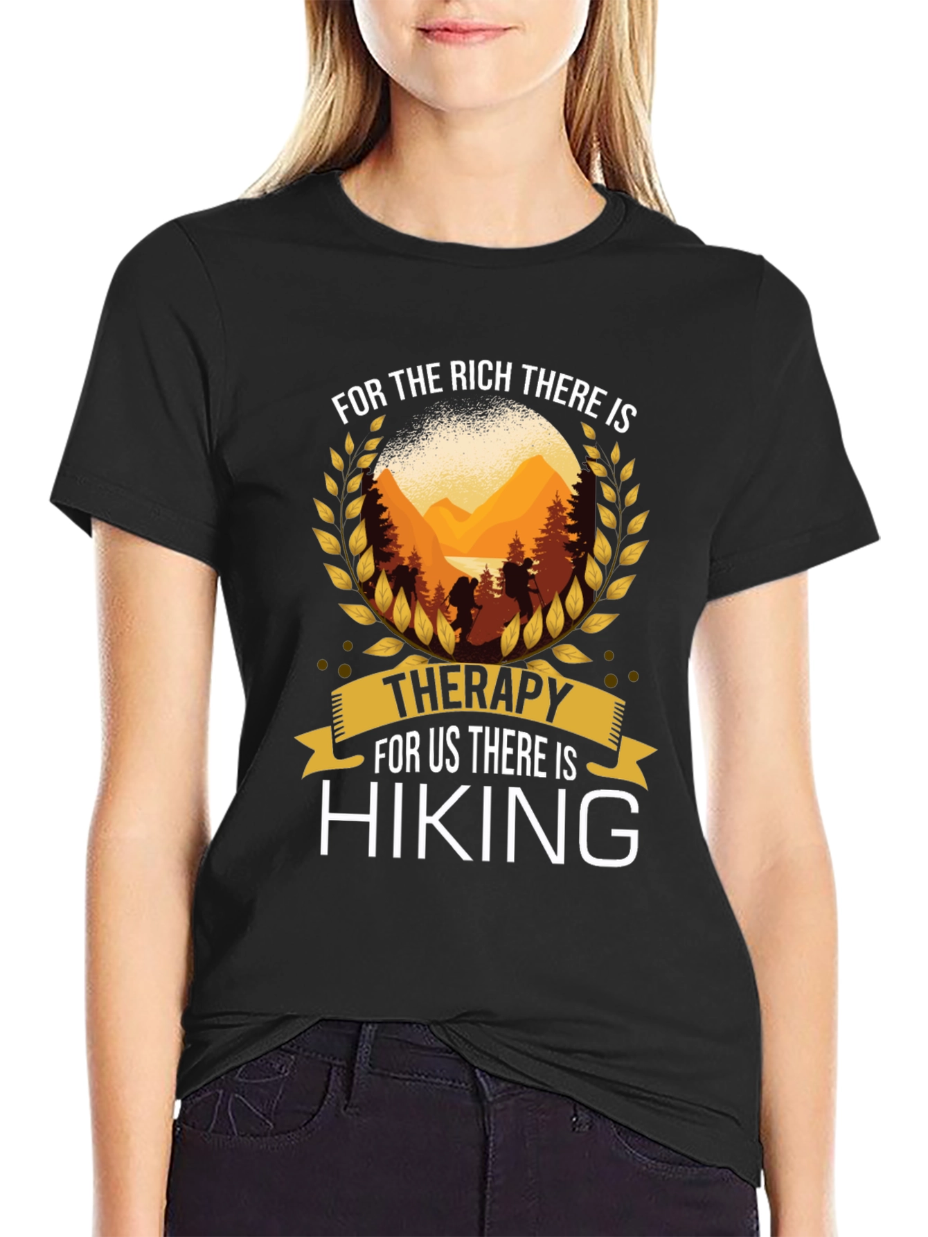 Hiking Therapy T-Shirt - Outdoor Adventure Tee