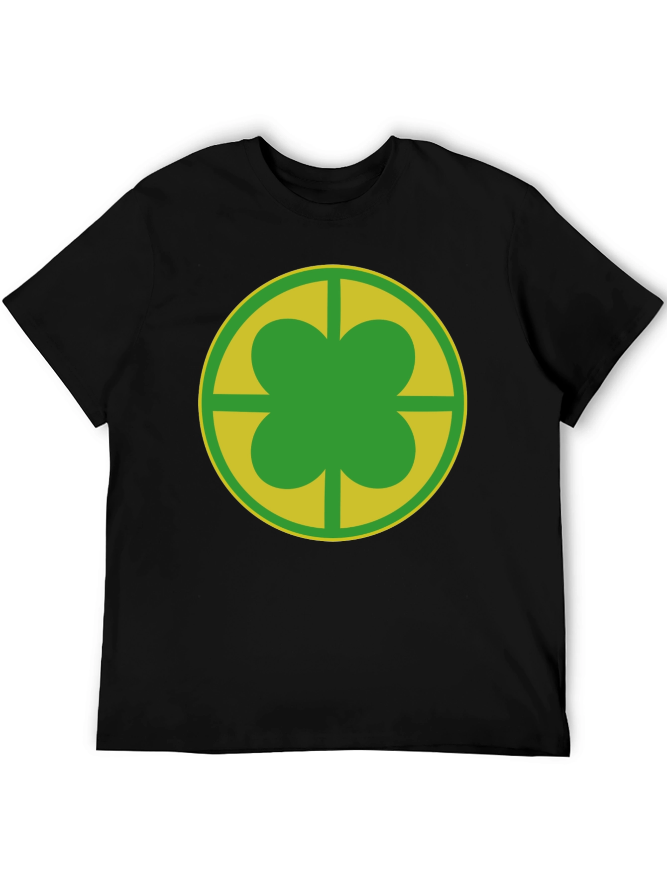 Clover Leaf Graphic Tee - Lucky Charm Design