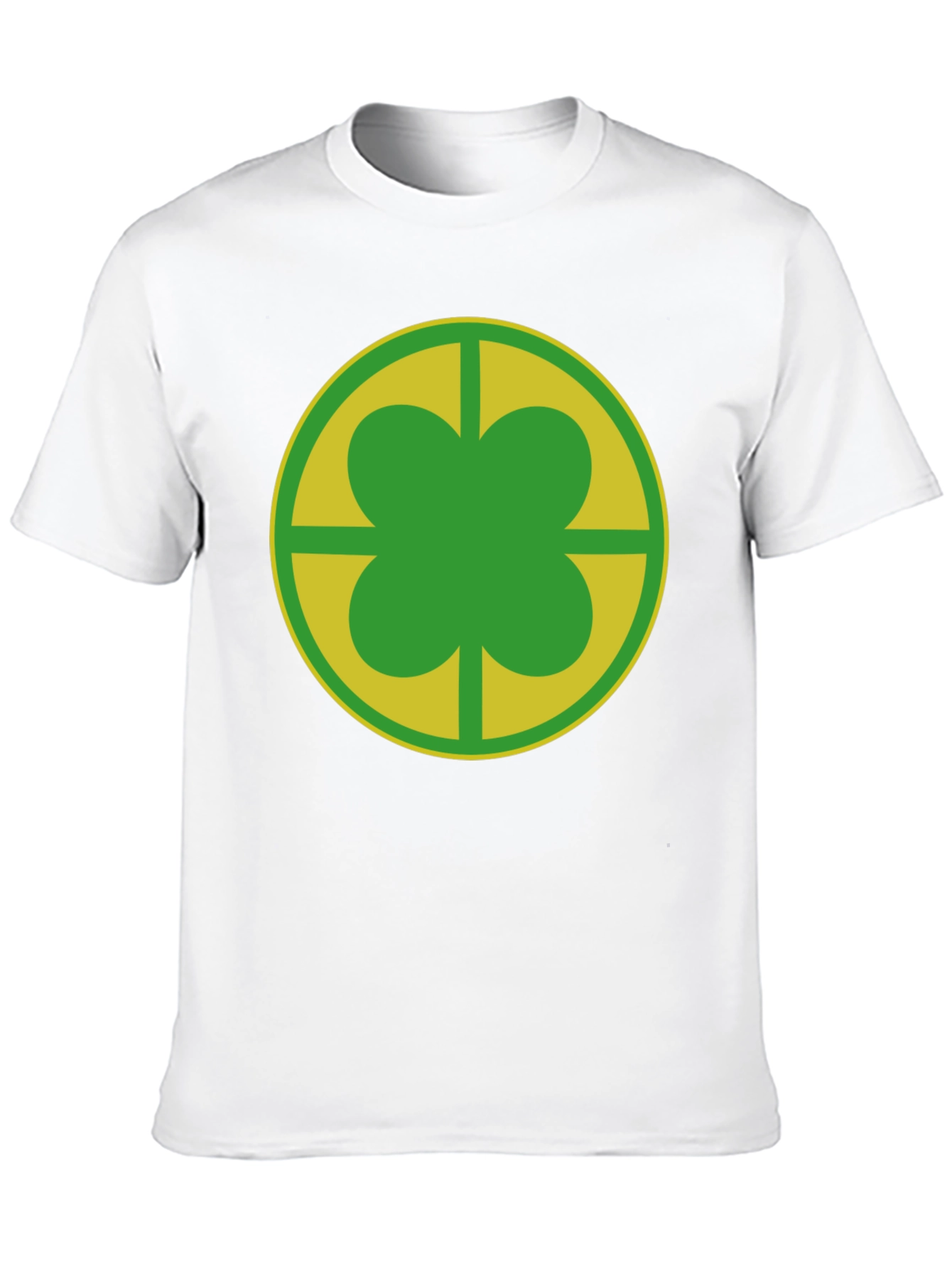 Clover Leaf Graphic Tee - Lucky Charm Design