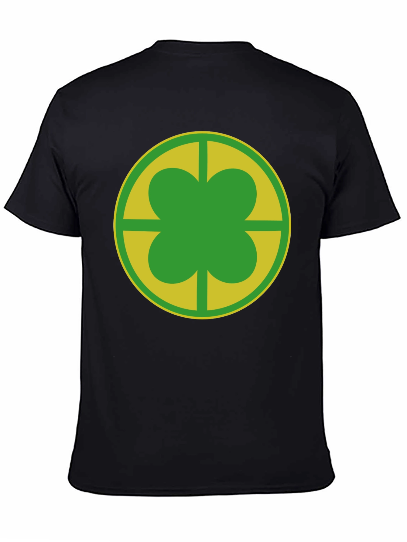 Clover Leaf Graphic Tee - Lucky Charm Design