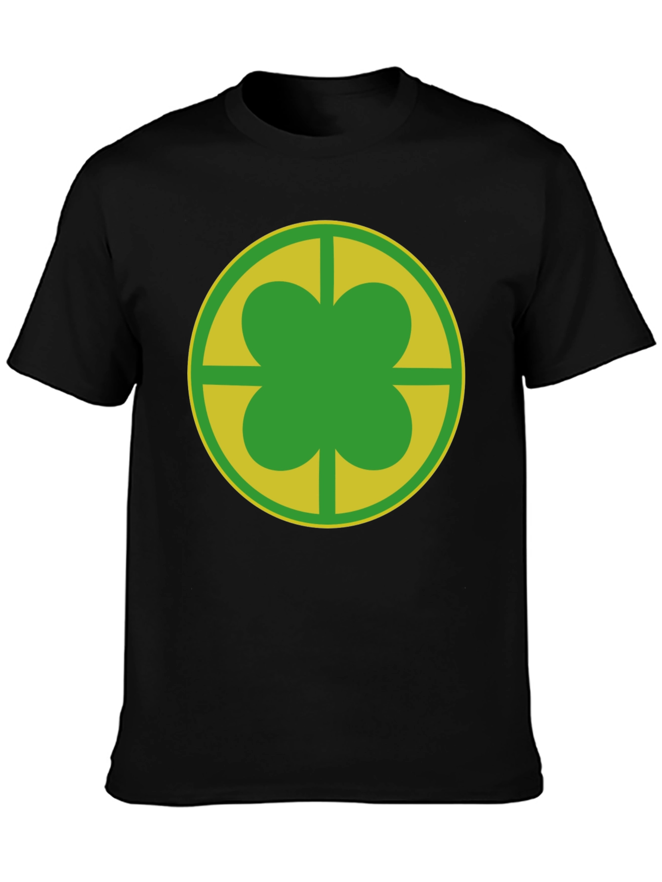 Clover Leaf Graphic Tee - Lucky Charm Design
