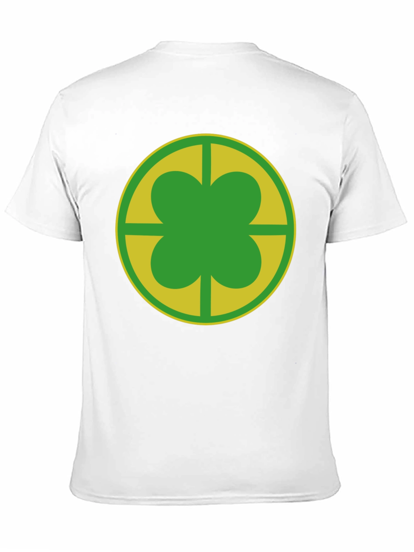 Clover Leaf Graphic Tee - Lucky Charm Design